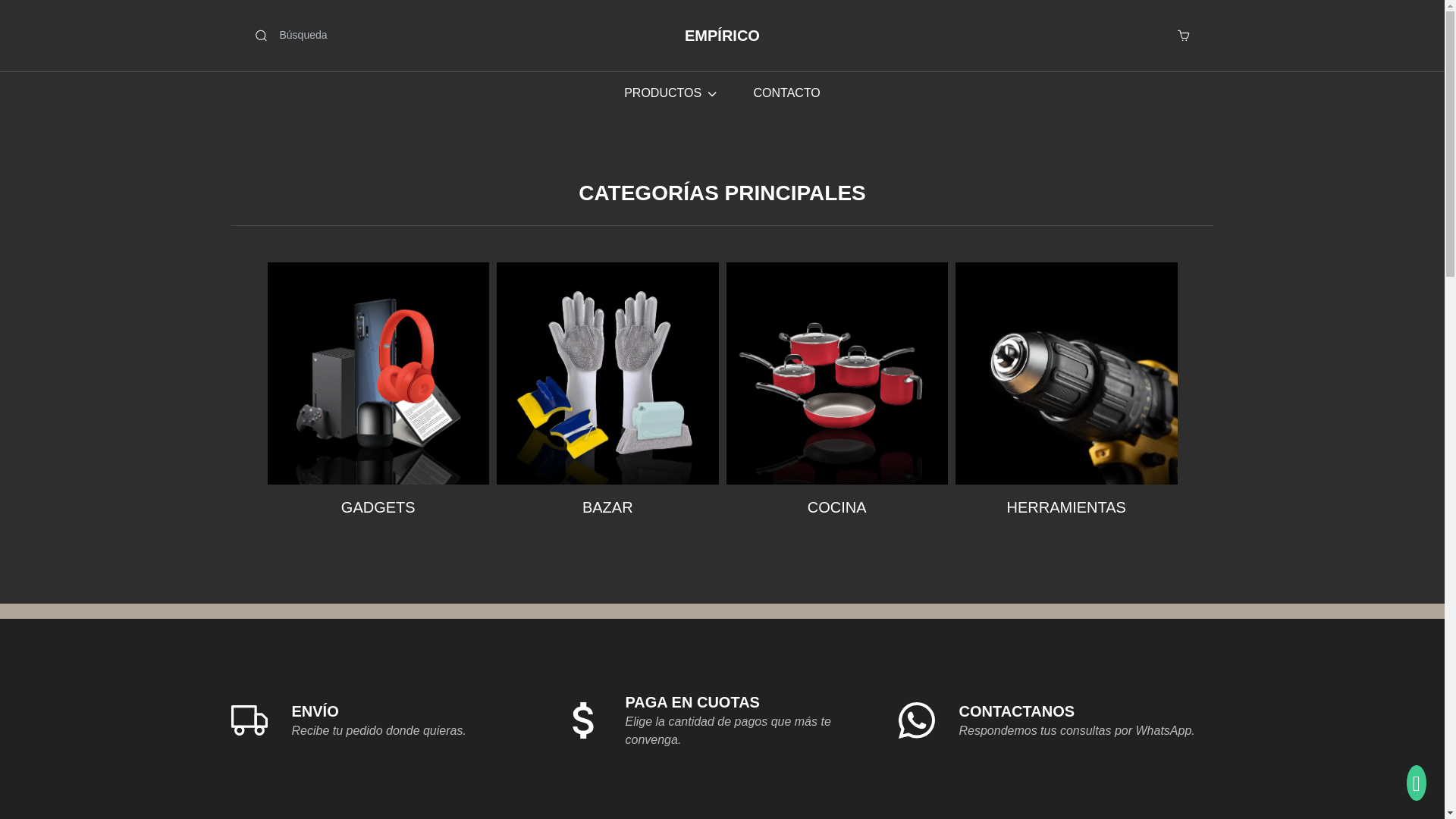 website screenshot of https://empiricotienda.online/