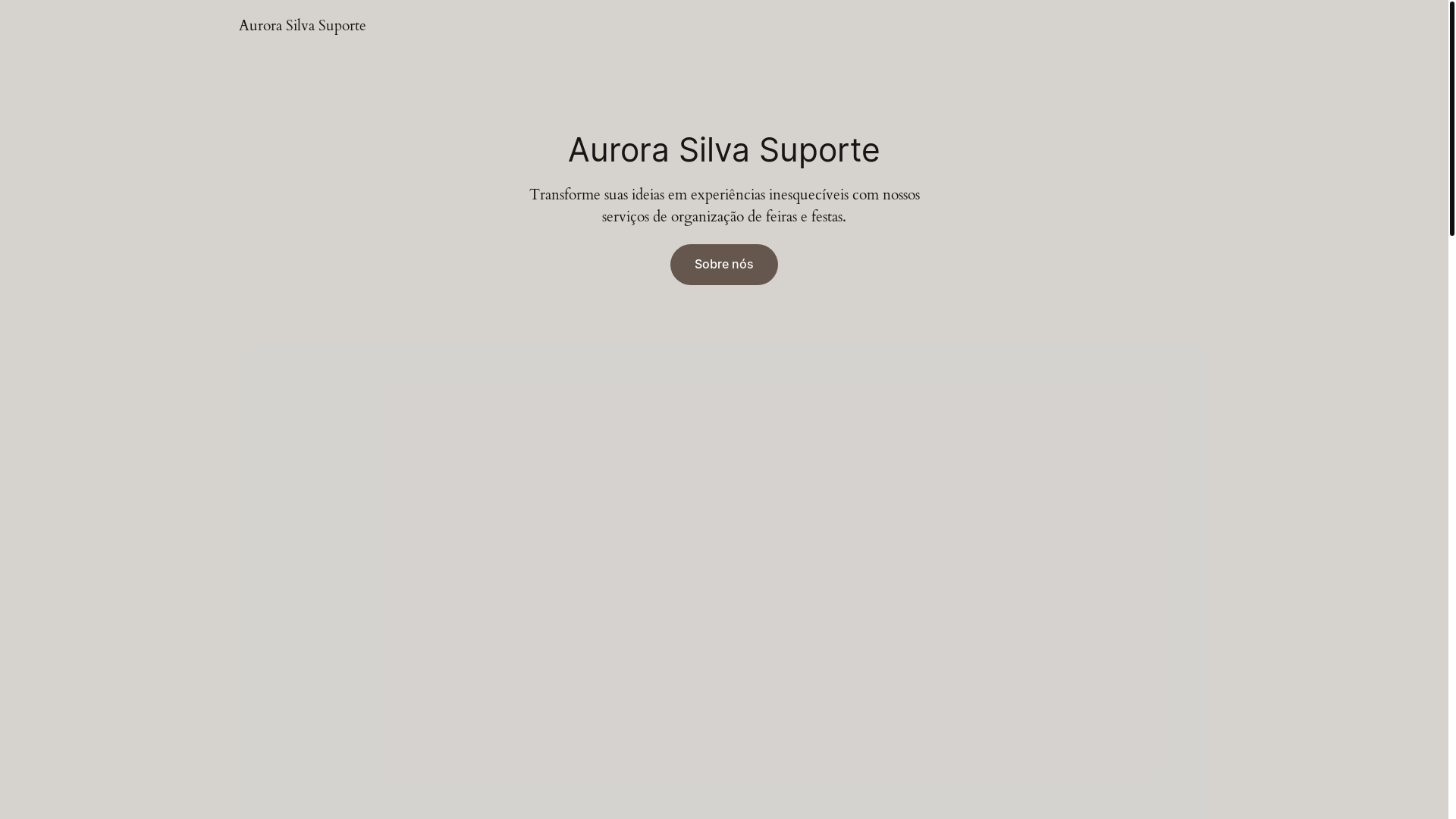 website screenshot of https://aurorasilvasuporte.shop/