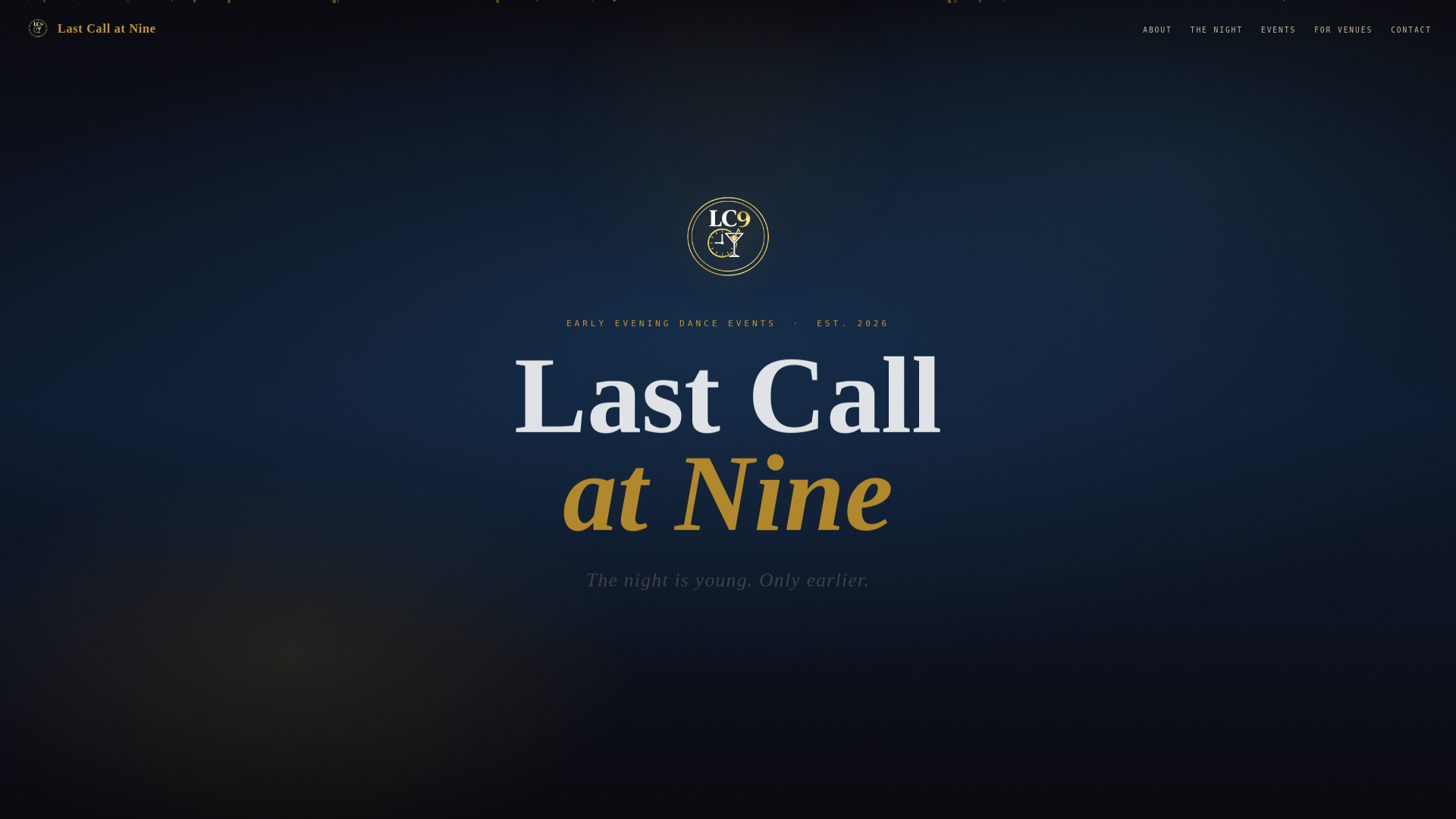 website screenshot of https://lastcallat9.com