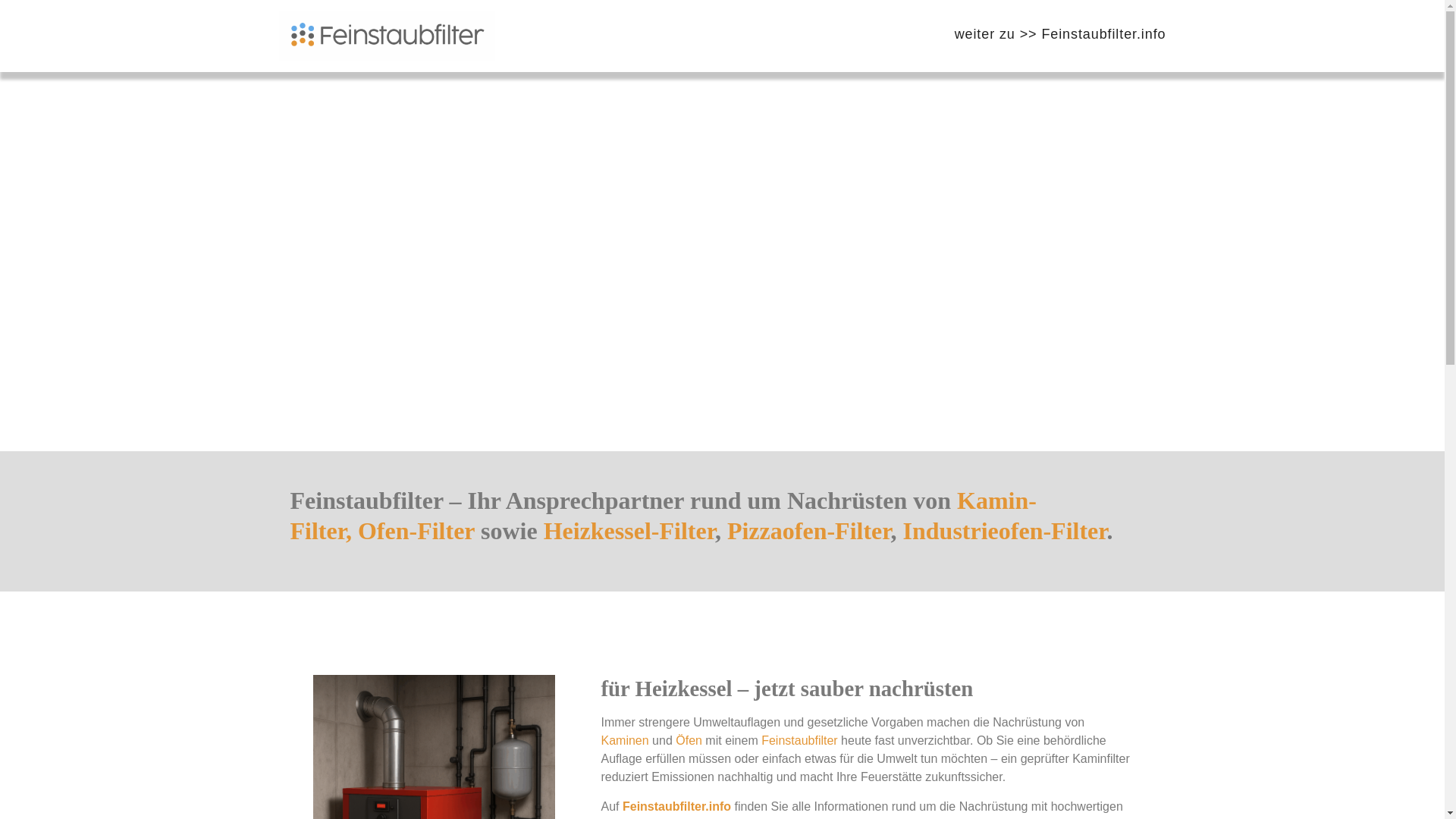 website screenshot of https://heizkessel-filter.de/