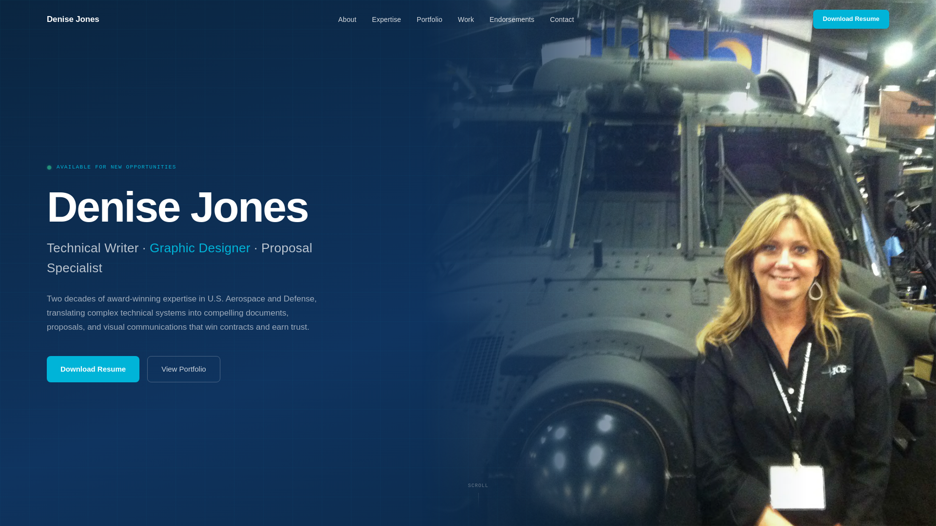 website screenshot of https://susandenisejones.com/