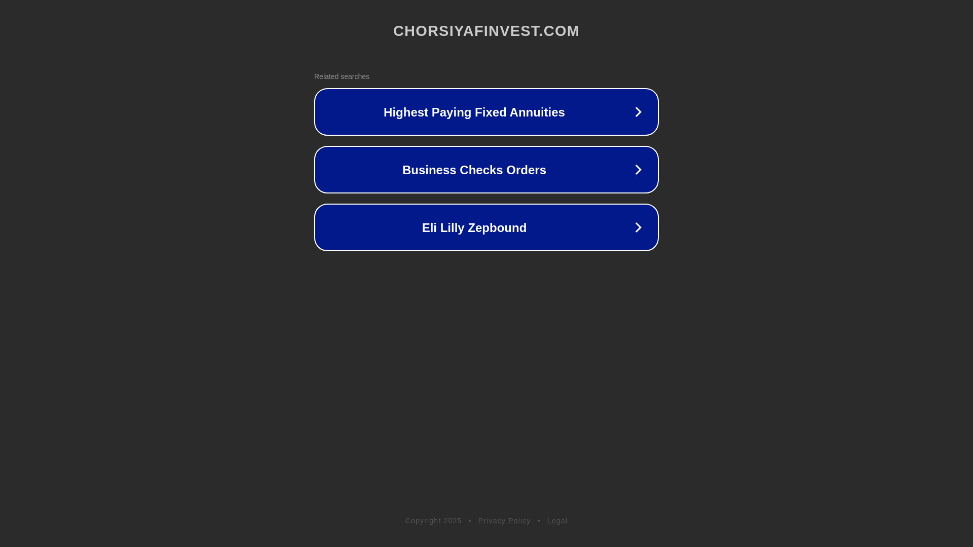 website screenshot of https://chorsiyafinvest.com/