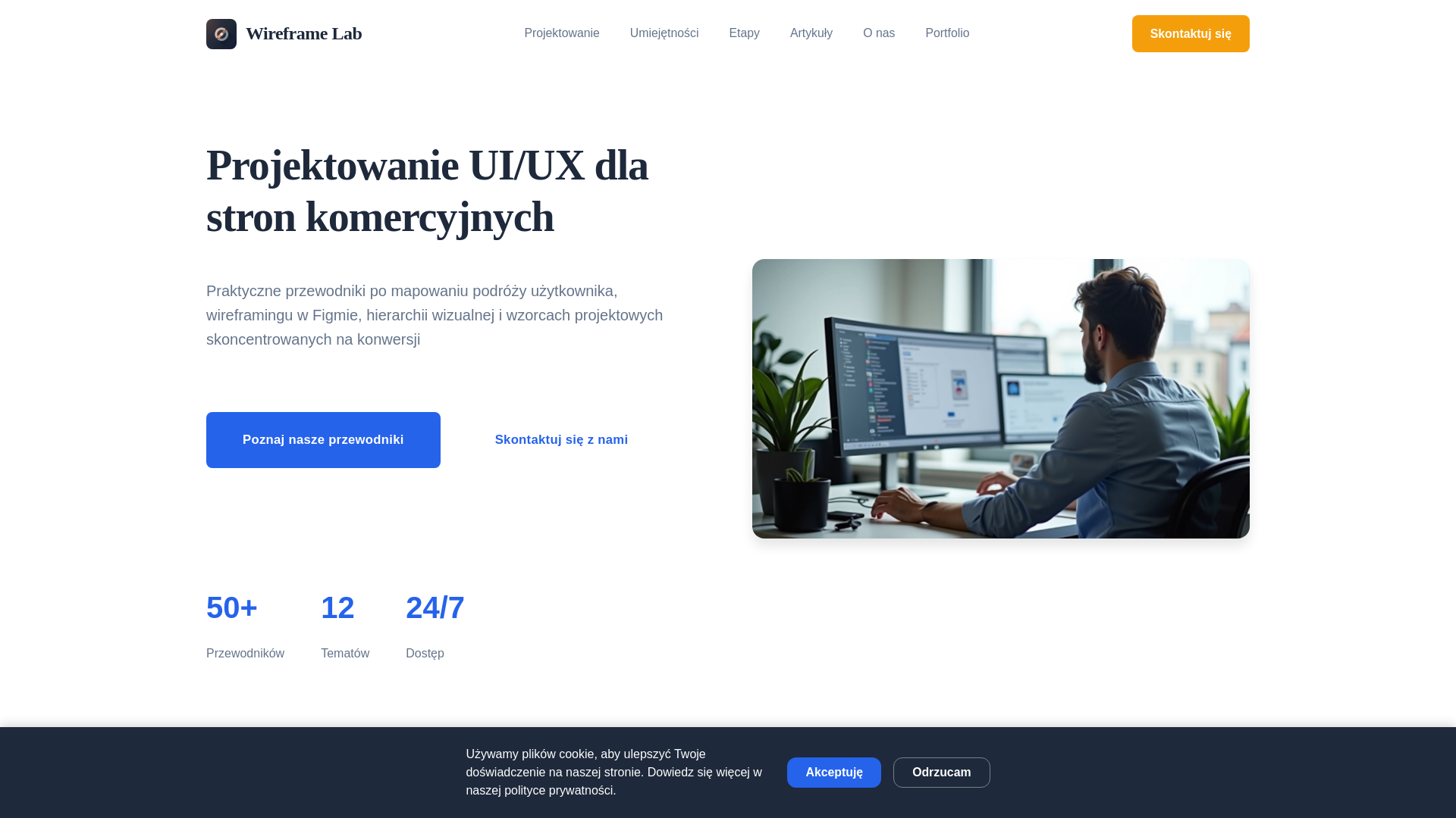 website screenshot of https://wireframelabes.com/