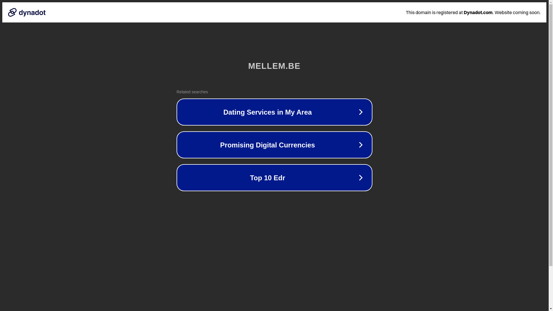 website screenshot of https://mellem.be/