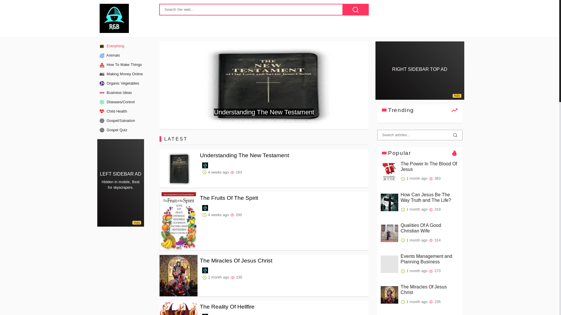 website screenshot of https://salvation.com.ng/