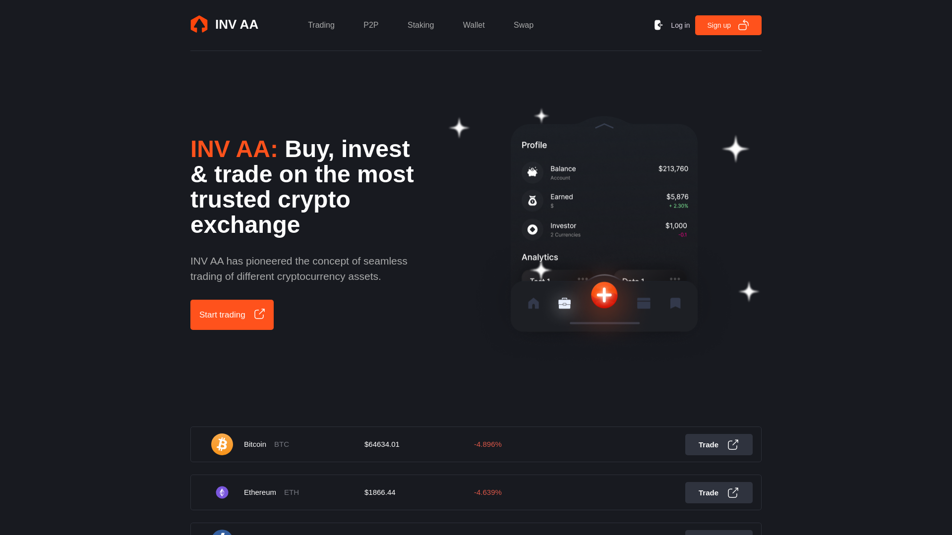 website screenshot of https://inv-aa.com/