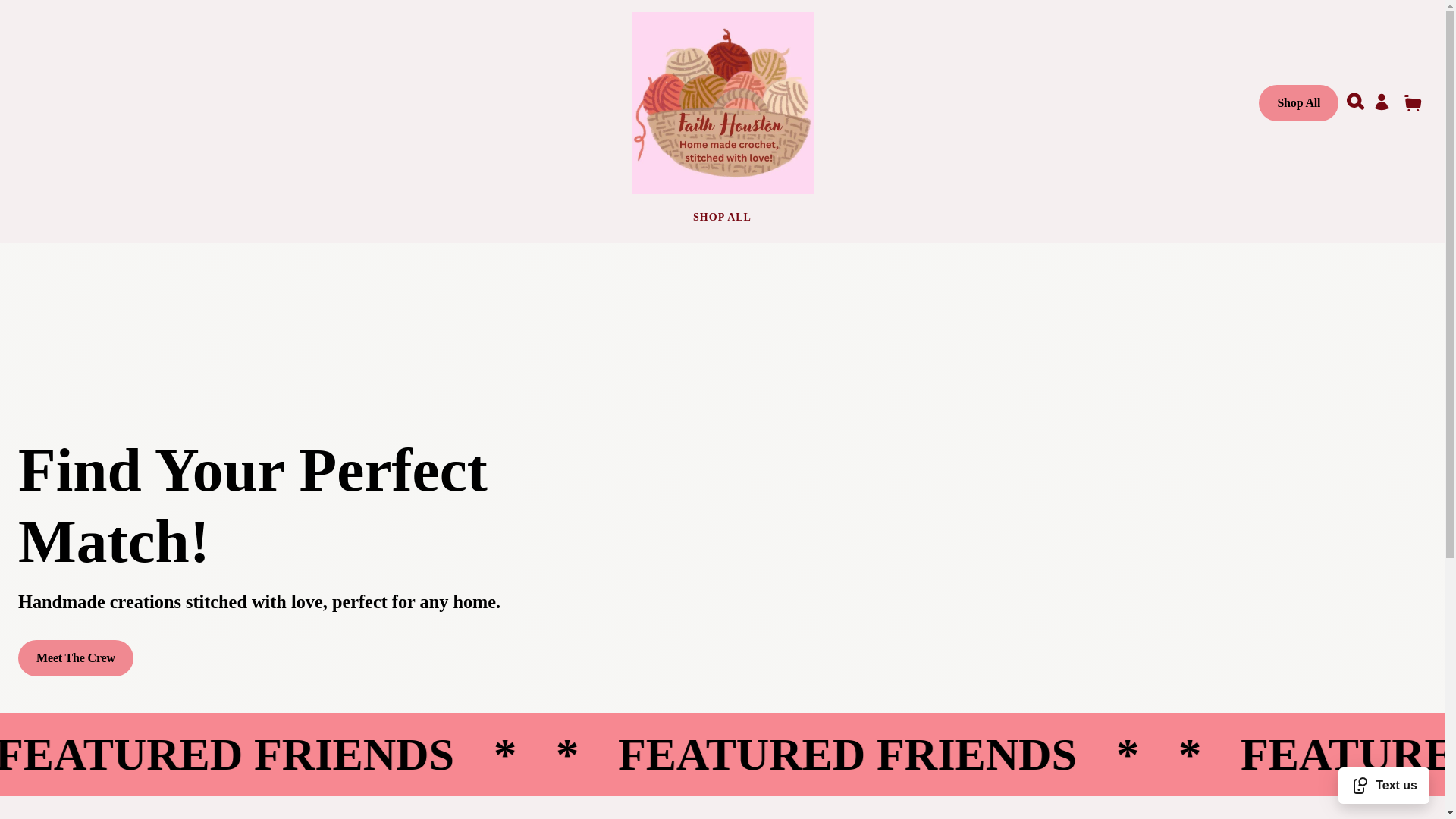 website screenshot of https://houstoncrochetcreations.com/