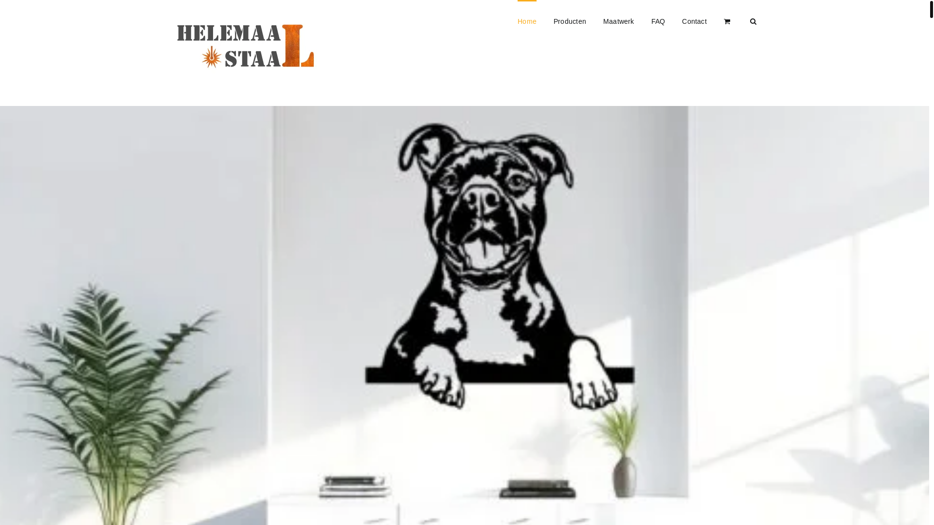 website screenshot of https://helemaalmetaal.com/
