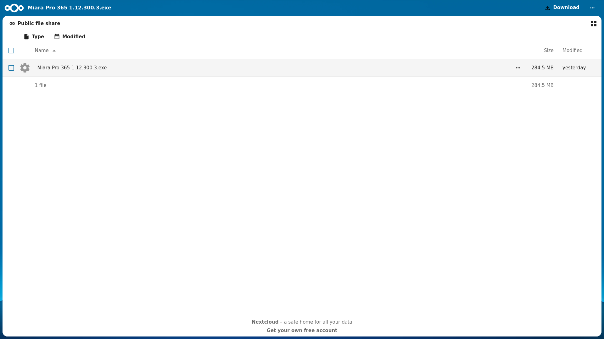 website screenshot of https://chmura.ath.pl/s/fpS7gww7kLXZiW5