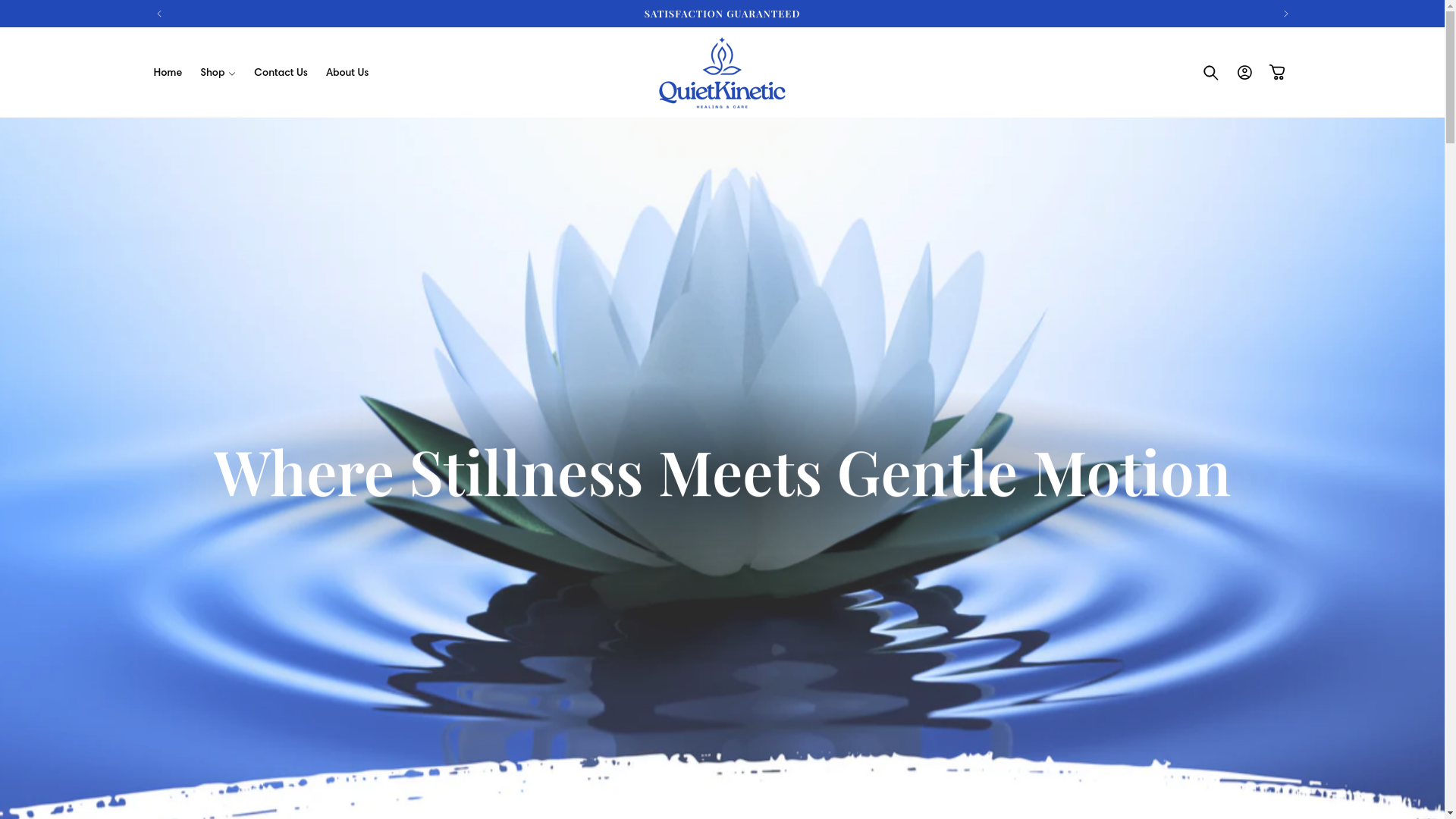 website screenshot of https://quietkinetic.com/