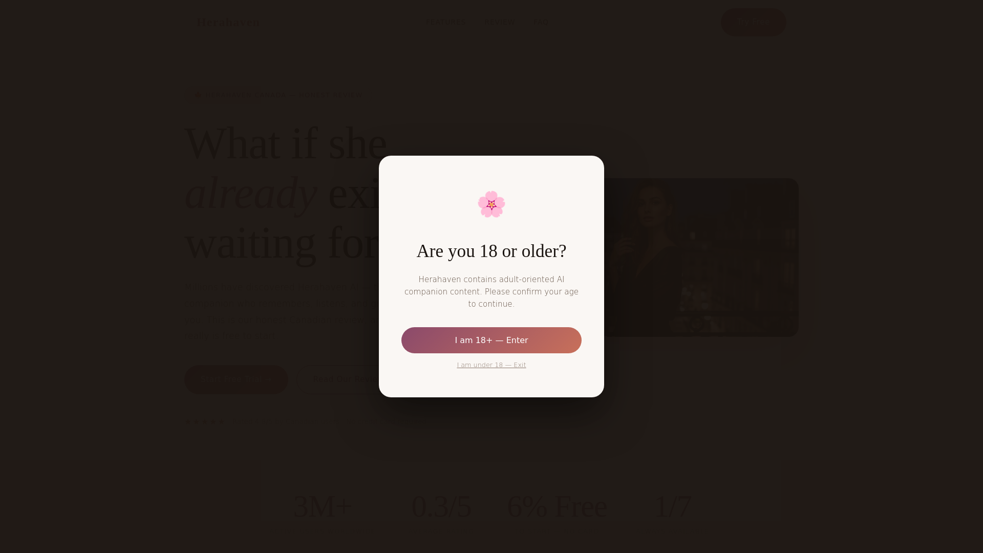 website screenshot of https://herahaven-ca-com.pages.dev/