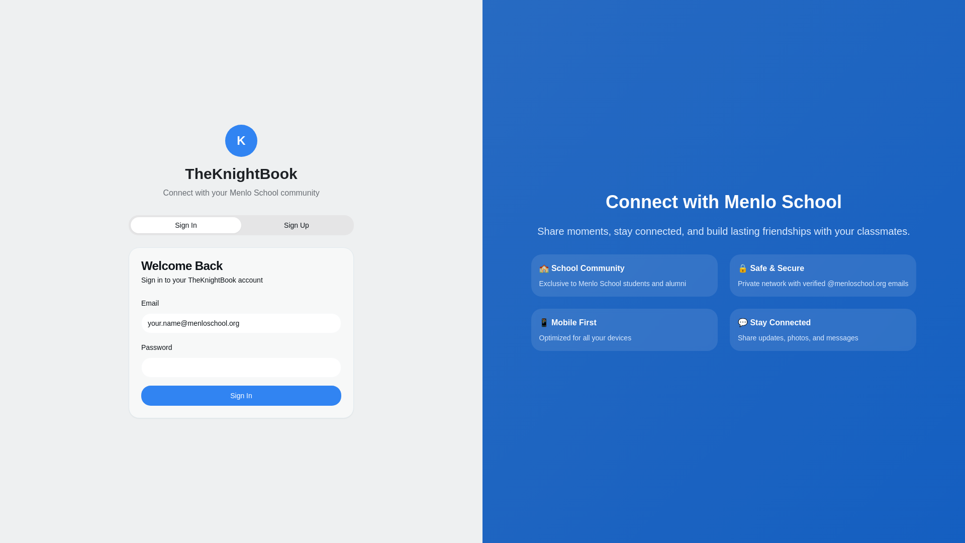 website screenshot of https://getknightbook.com/