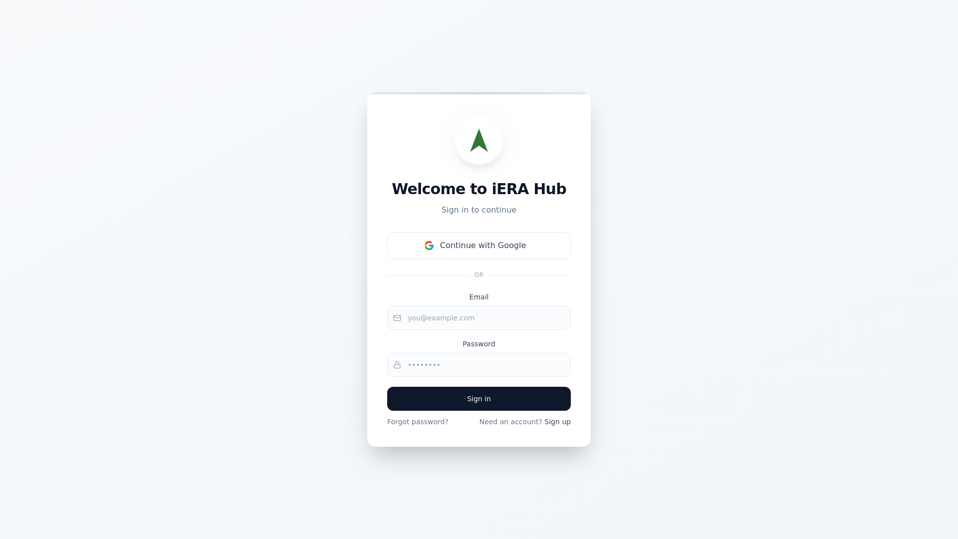website screenshot of https://ieraintranet.online/