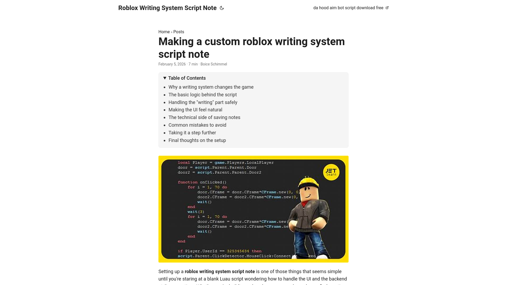 website screenshot of https://roblox-writing-system-script-note.pages.dev/
