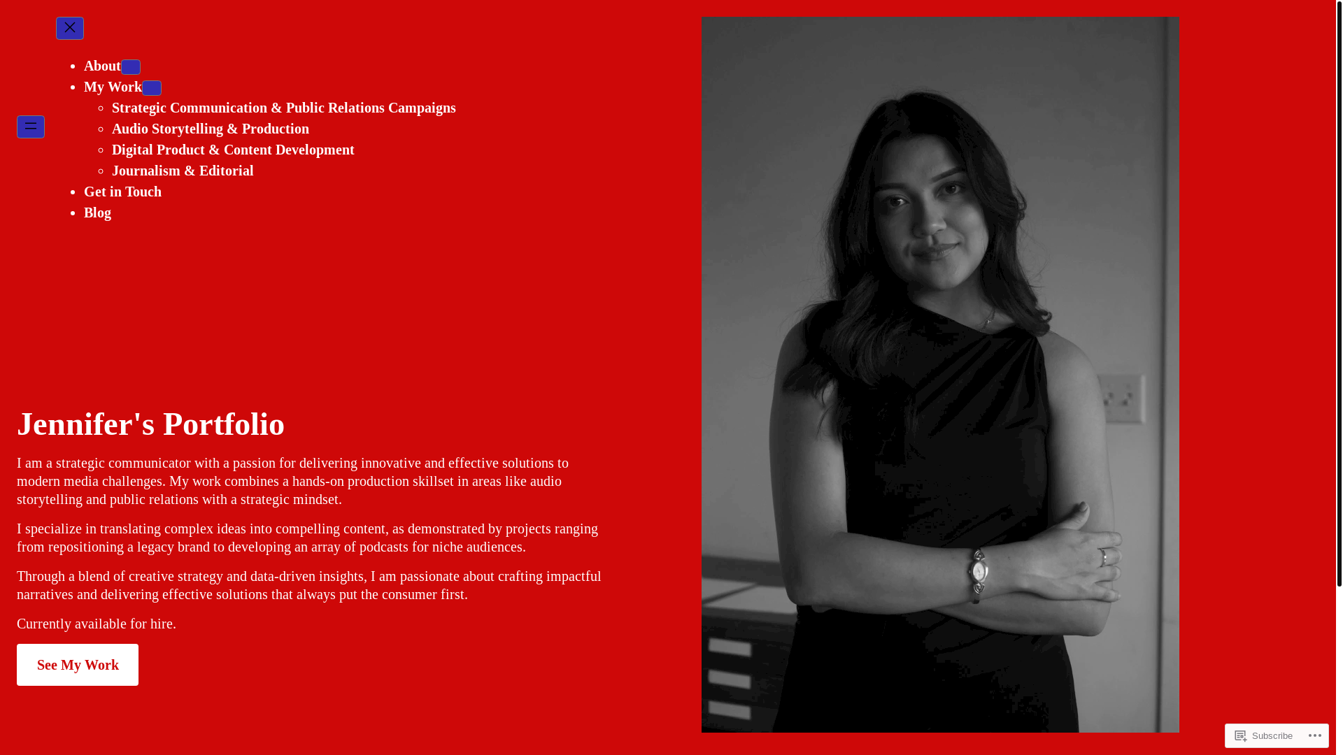 website screenshot of https://orozcojennifer.com/