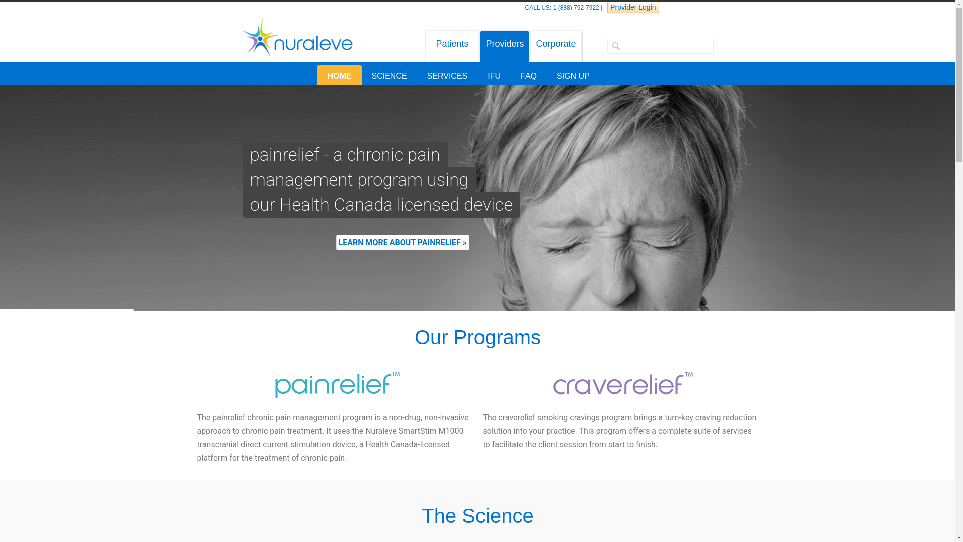 website screenshot of https://nuraleve.pro/