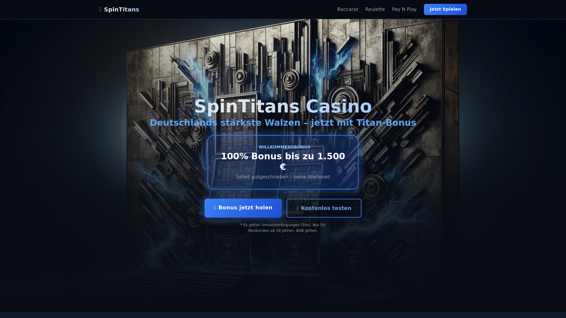 website screenshot of https://spintitans-de.pages.dev/