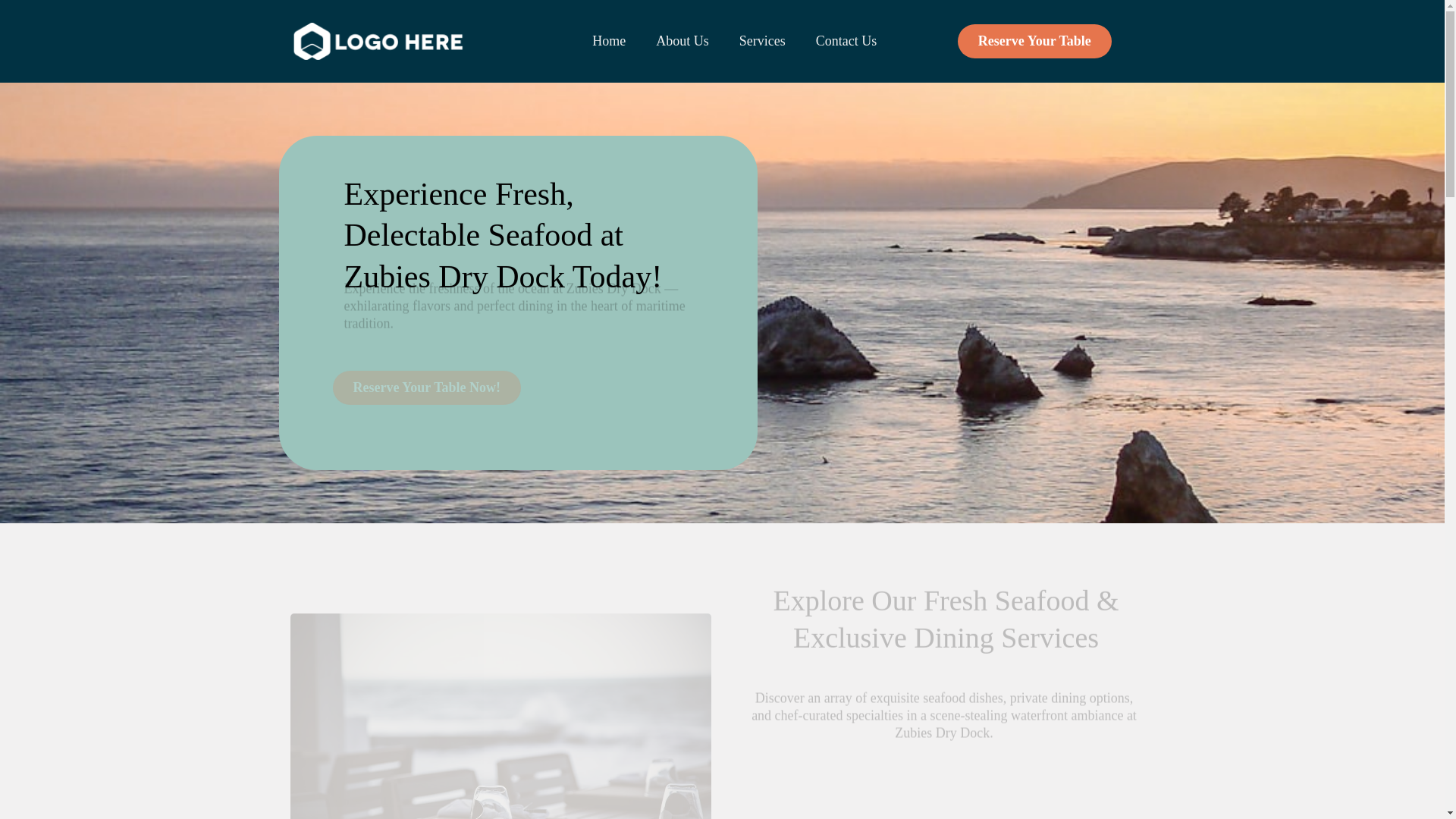 website screenshot of https://zubiesdrydock.net/
