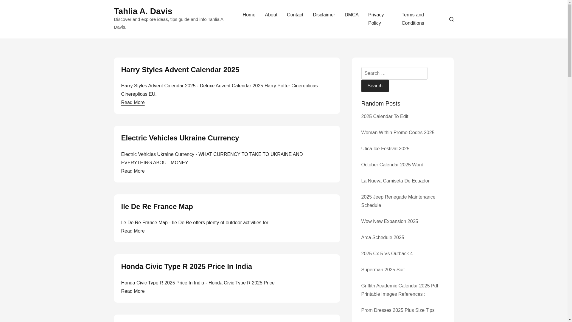website screenshot of https://tahliaadavis.pages.dev/