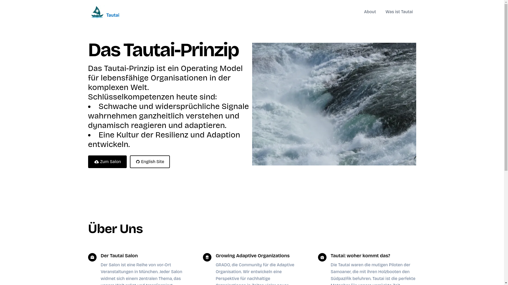website screenshot of https://tautai-de.pages.dev/