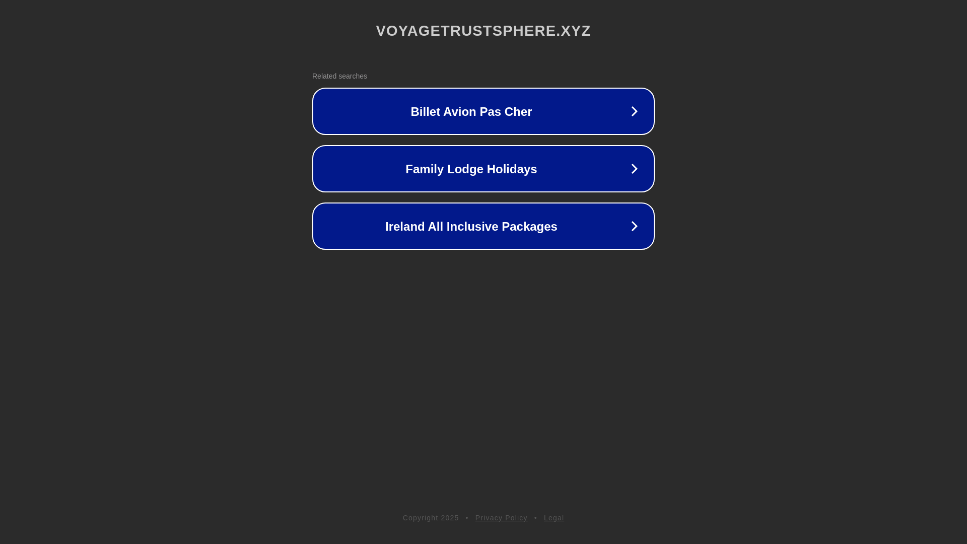 website screenshot of https://voyagetrustsphere.xyz/