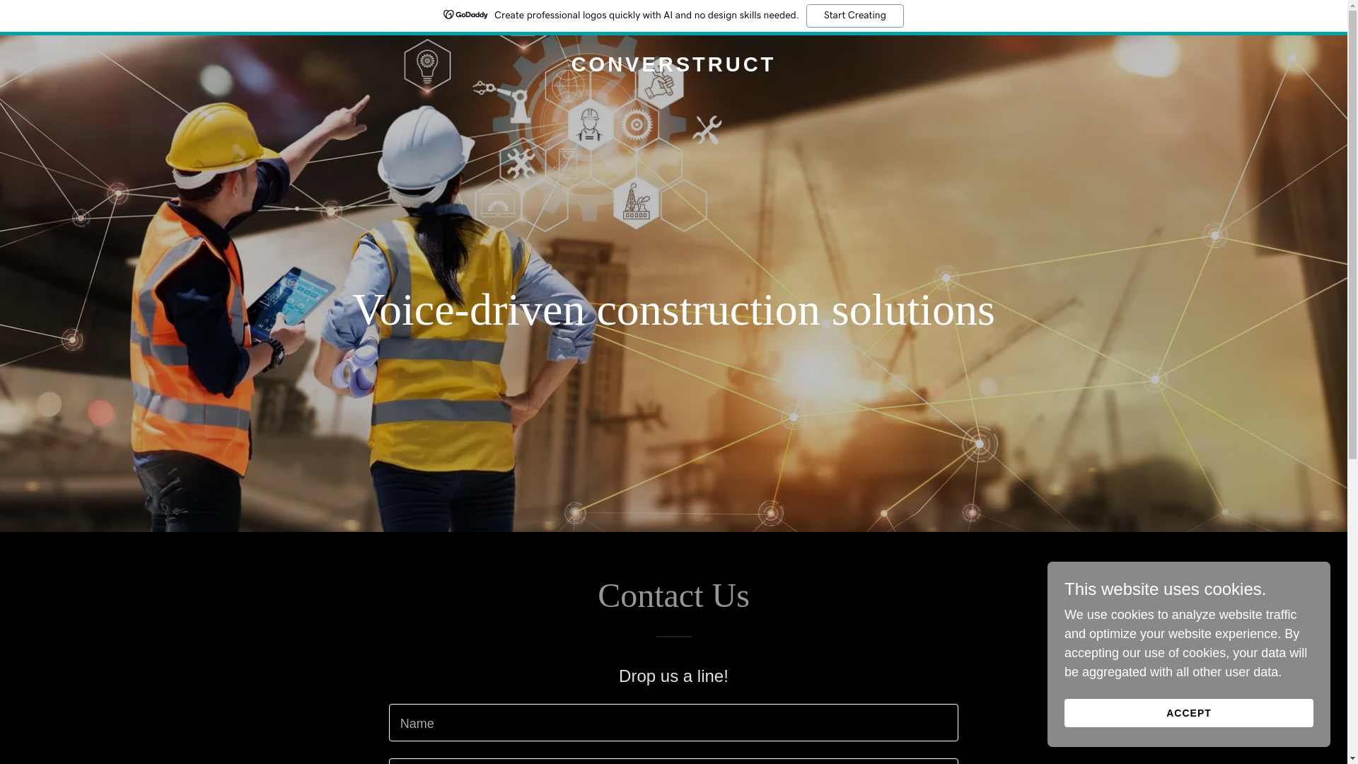 website screenshot of https://converstruct.net/