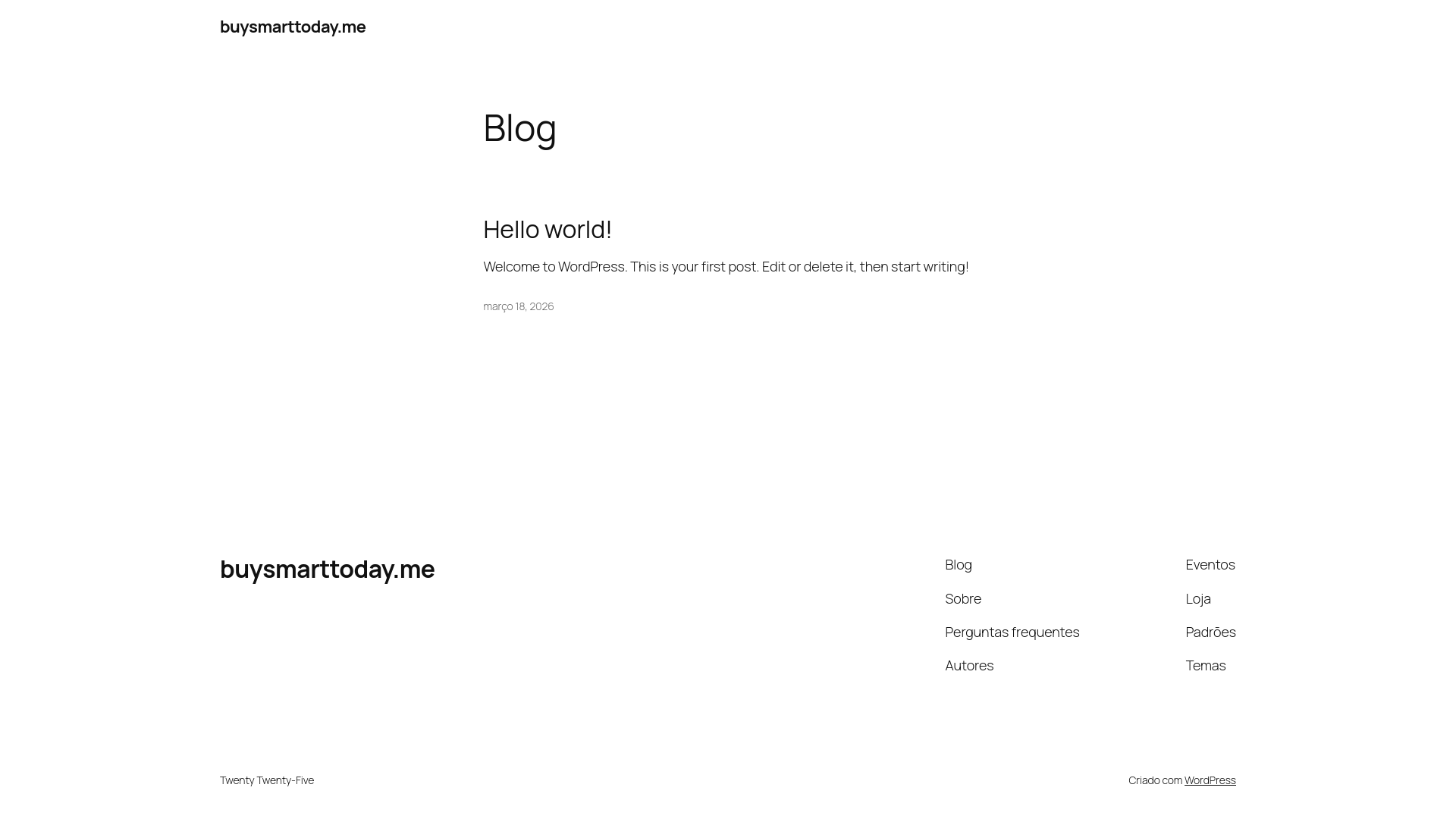 website screenshot of https://buysmarttoday.me/