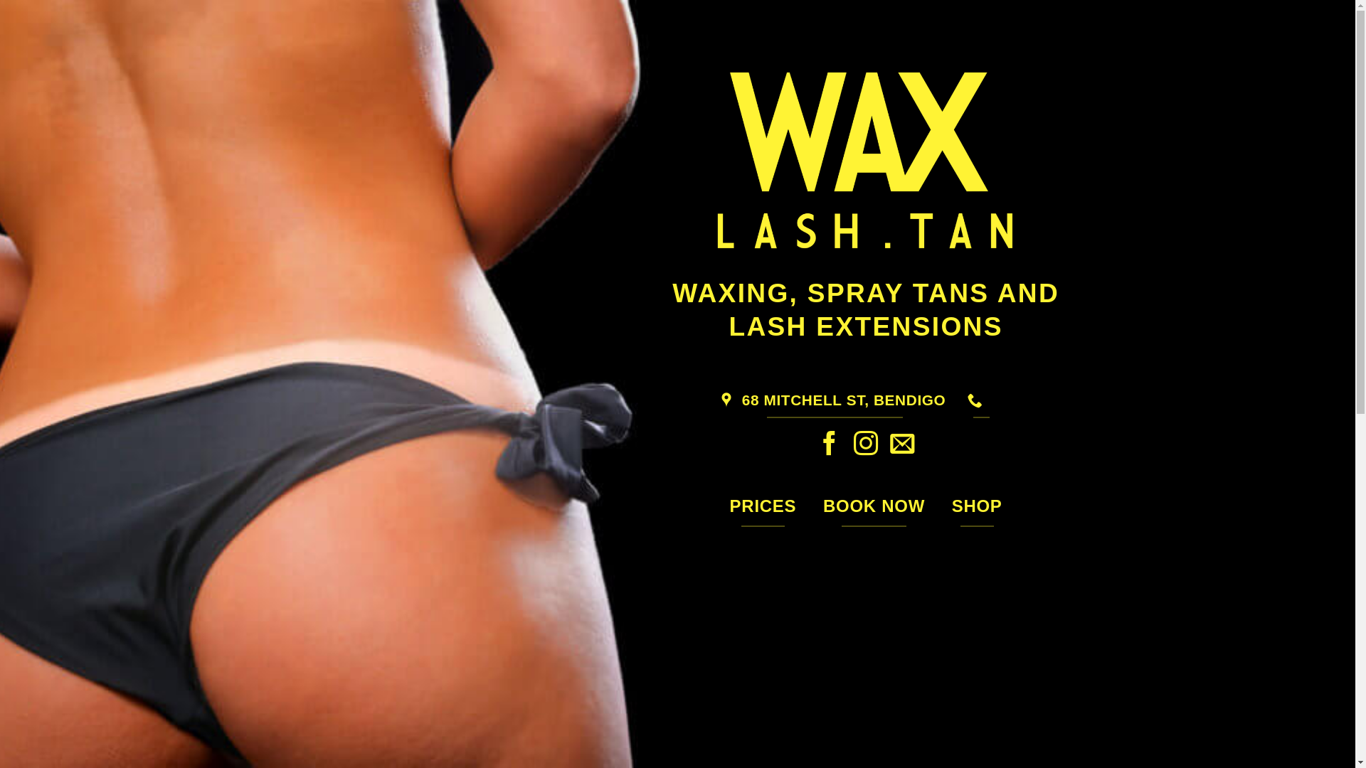 website screenshot of https://waxlashtan.online/