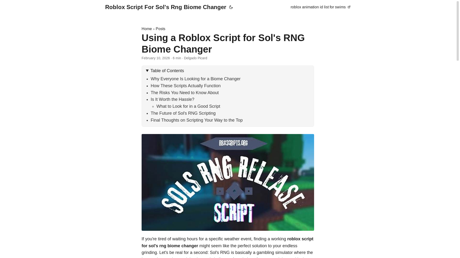 website screenshot of https://roblox-script-for-sols-rng-biome-changer.pages.dev/