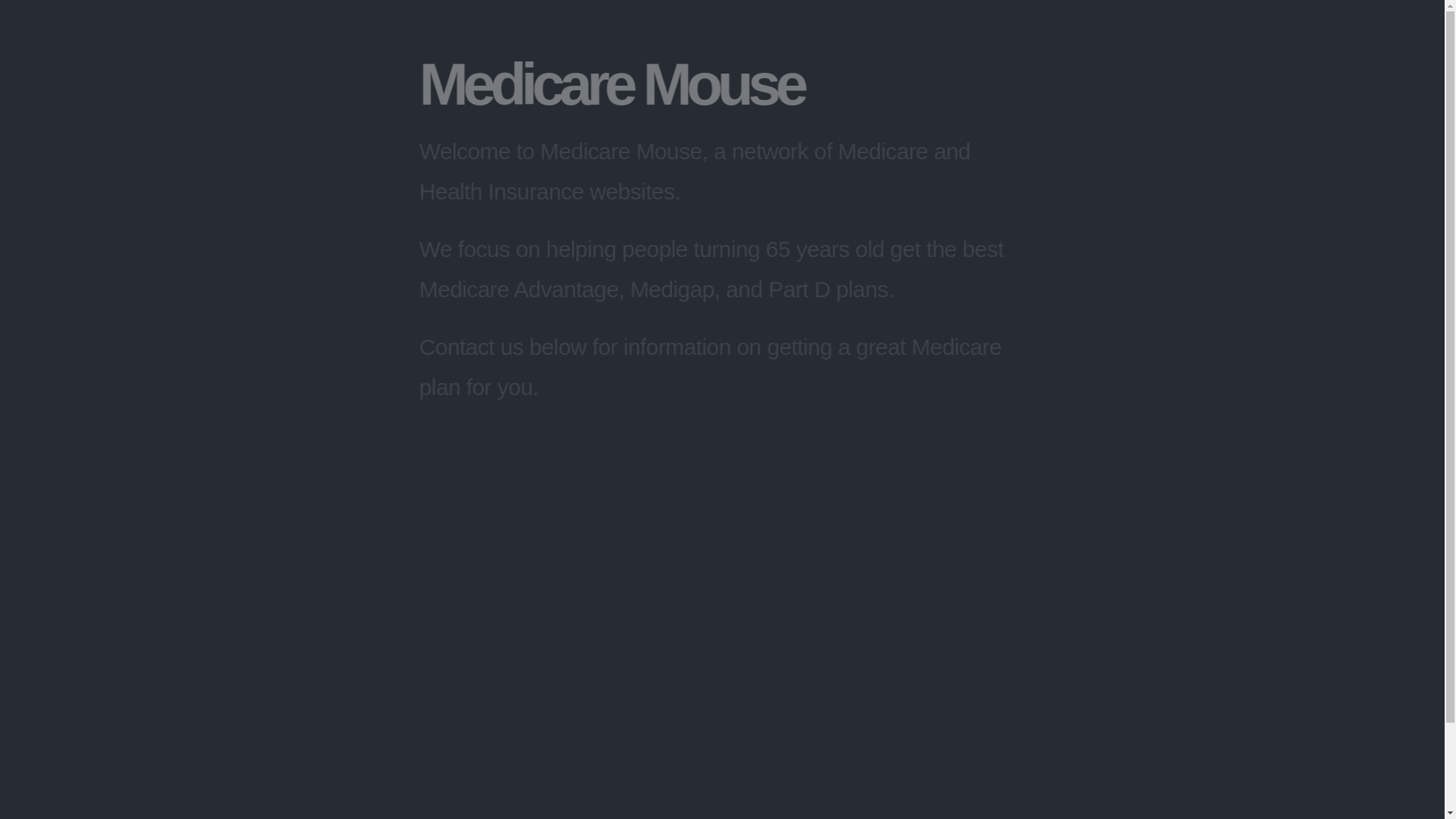 website screenshot of https://medicaremouse.com/