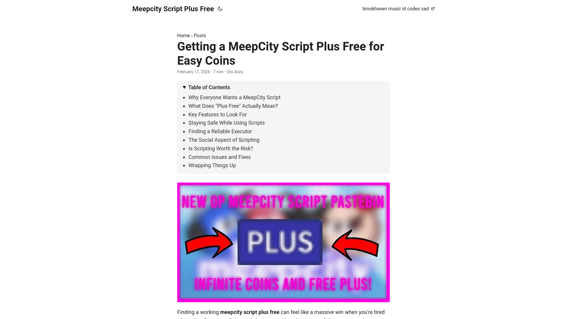 website screenshot of https://meepcity-script-plus-free.pages.dev/