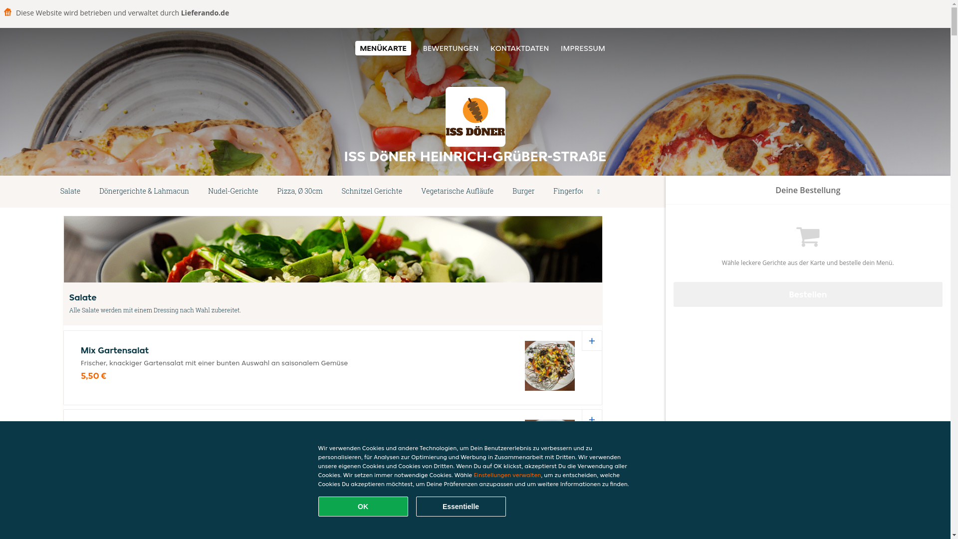 website screenshot of https://issdoner-berlin.de/