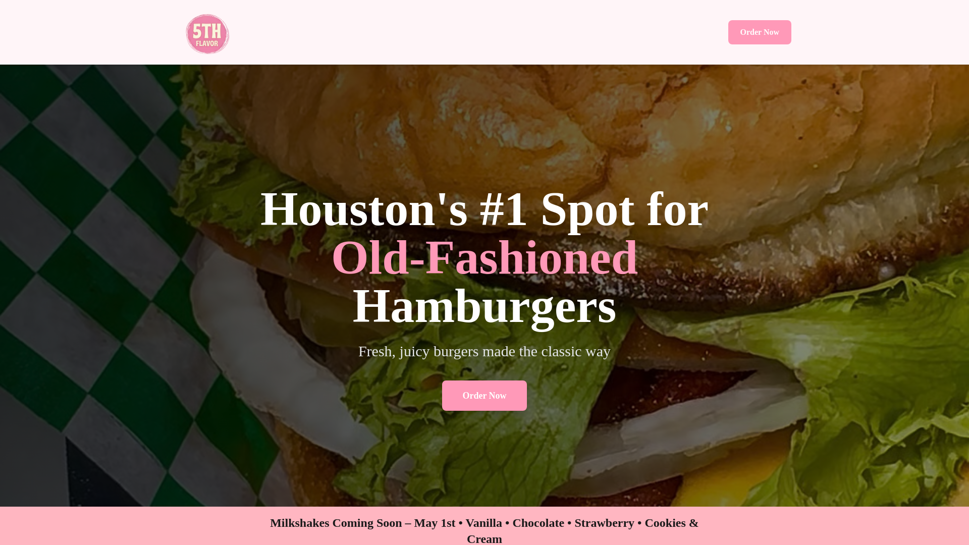 website screenshot of https://eat5thflavor.com/