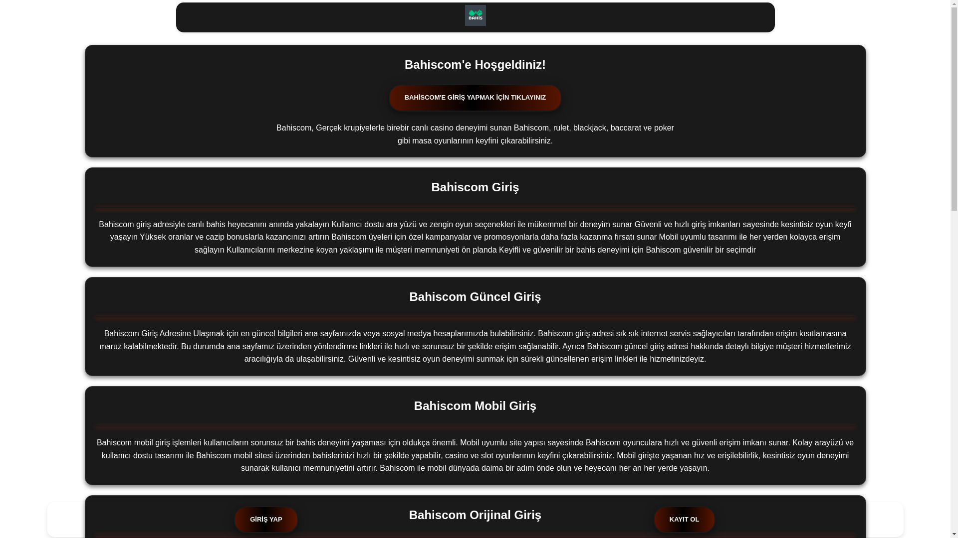 website screenshot of https://baahiscom.com/