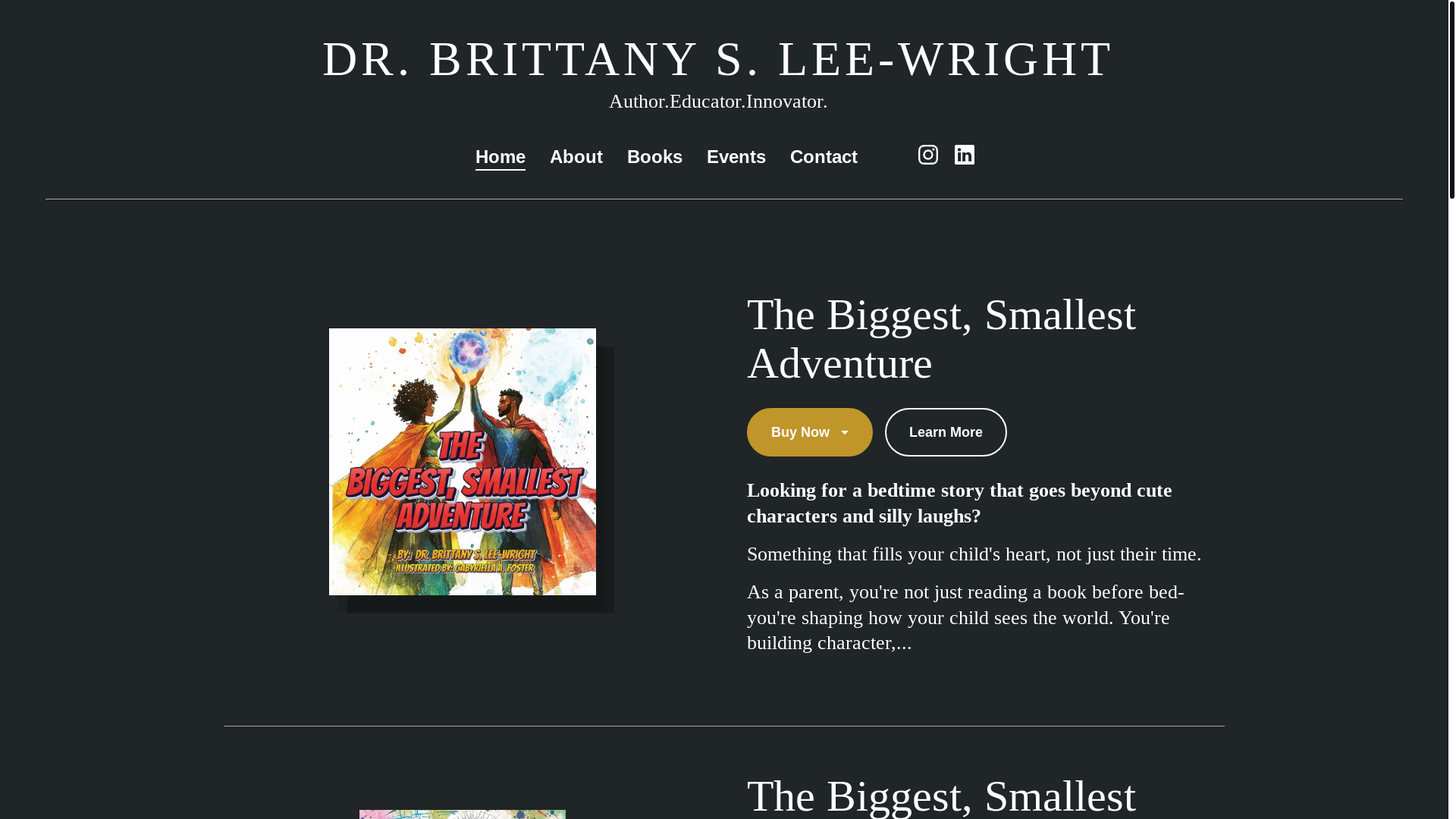 website screenshot of https://drblwpublishing.com/