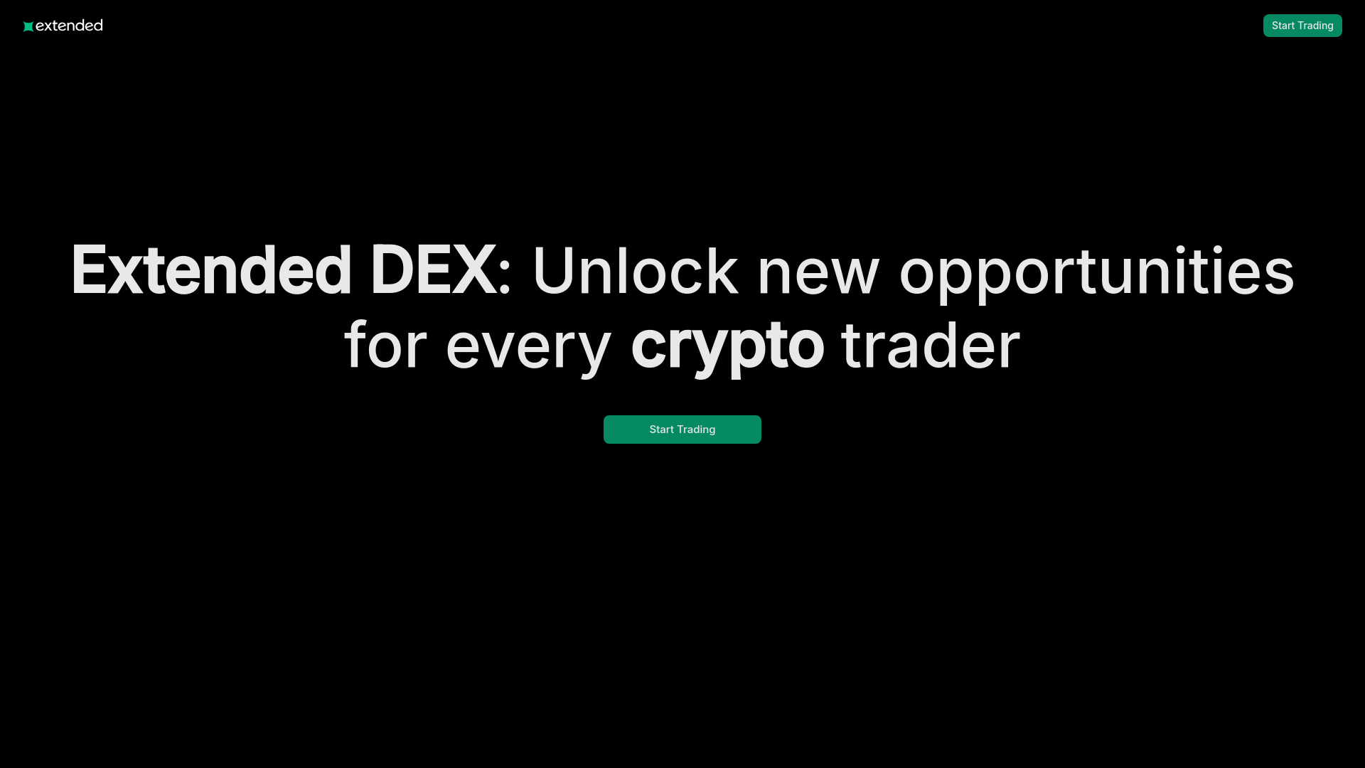 website screenshot of https://extendeddex.com/