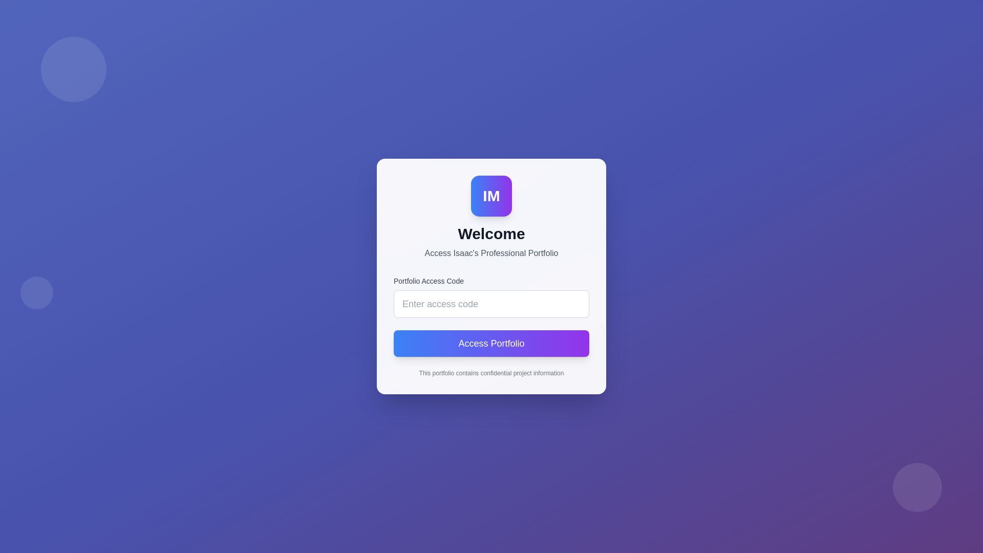 website screenshot of https://isaacmineo.com/