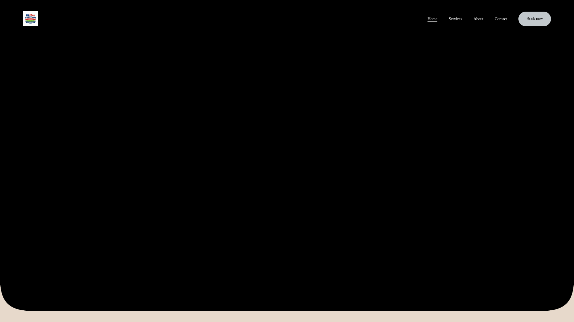 website screenshot of https://freedomlawnsspi.com/