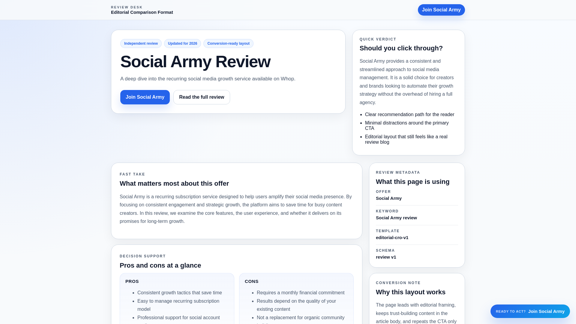 website screenshot of https://social-army-review-6hl.pages.dev/