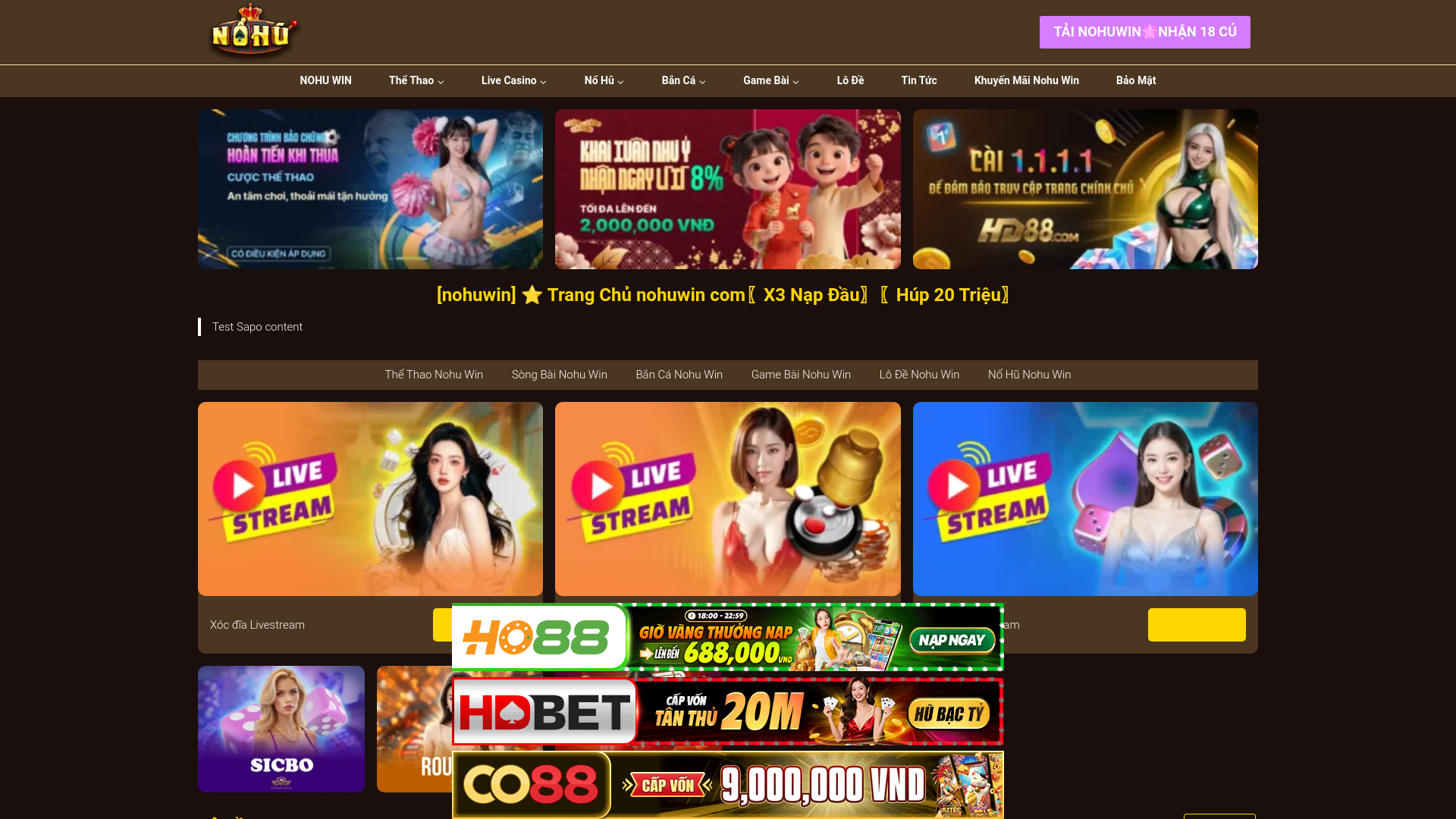 website screenshot of https://nohuwin-c1-t1-nohuwin-to.pages.dev/