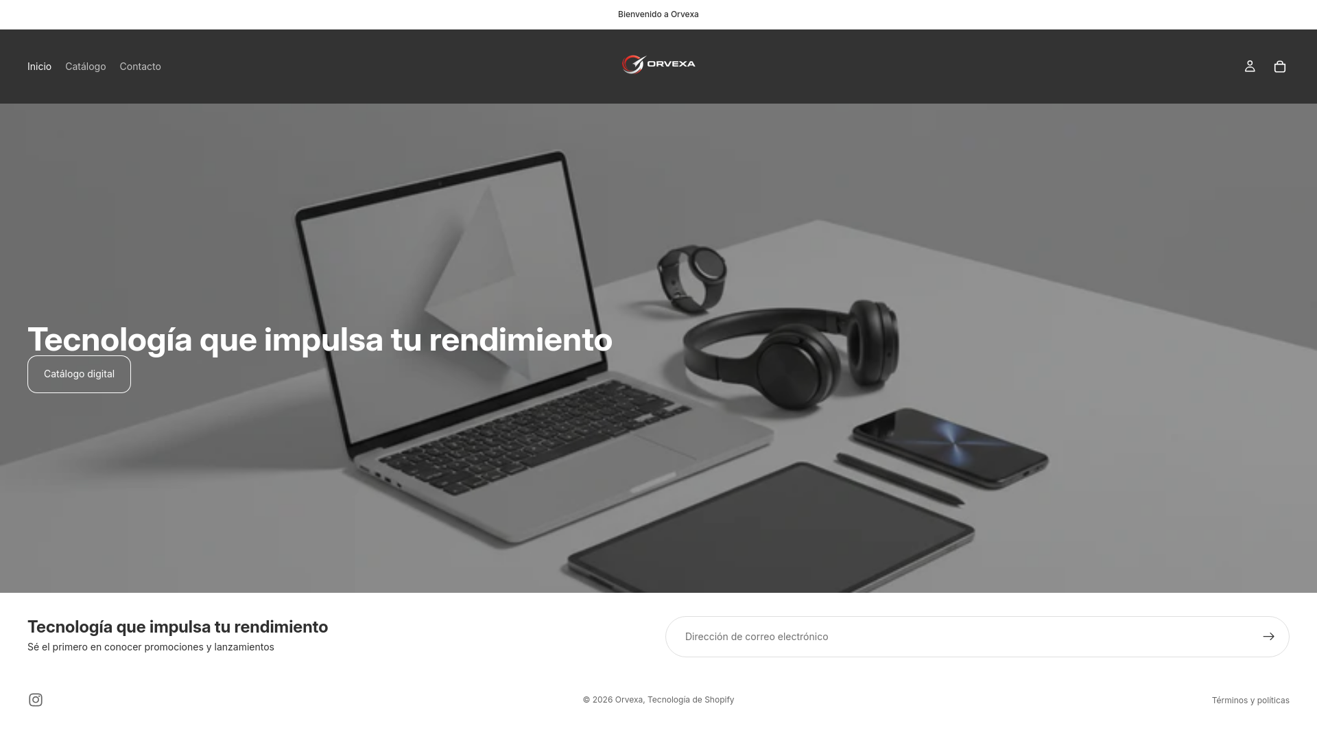 website screenshot of https://orvexacr.com/