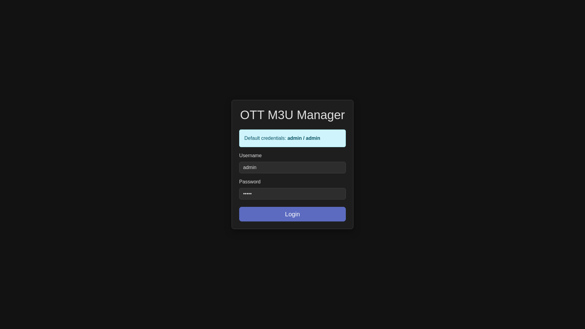 website screenshot of https://iptvpanel.pages.dev/