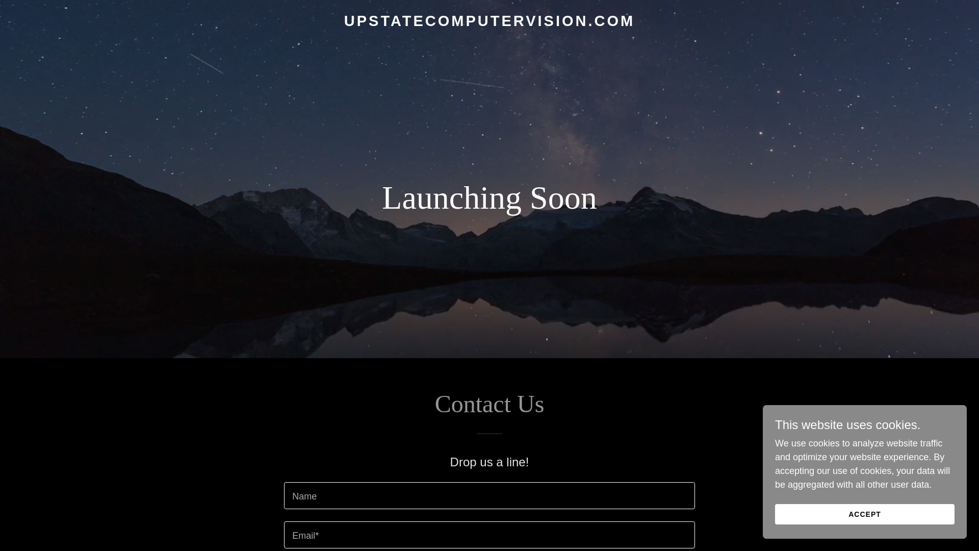 website screenshot of https://upstatecomputervision.com/