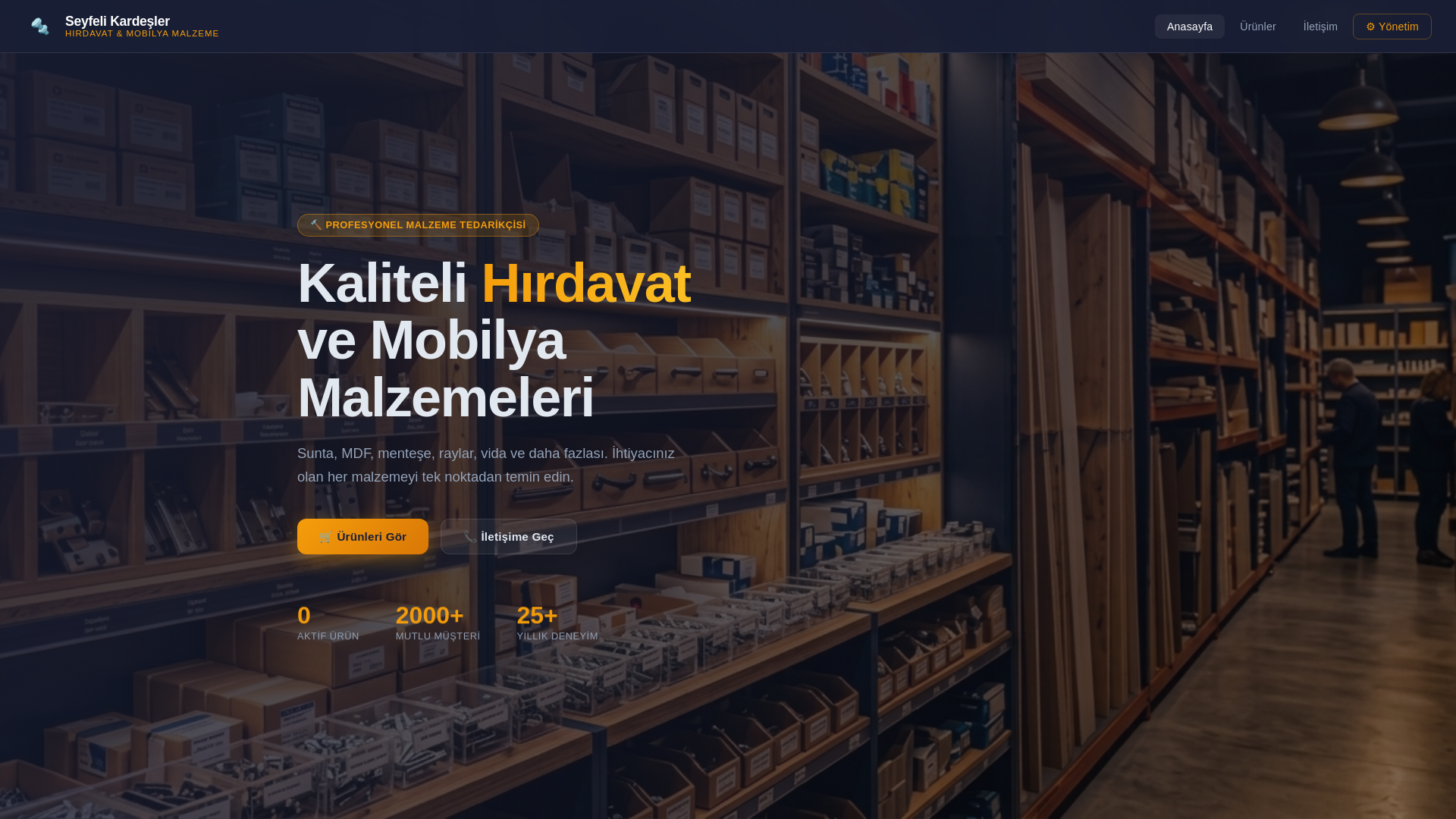 website screenshot of https://seyfelikardesler.com.tr/