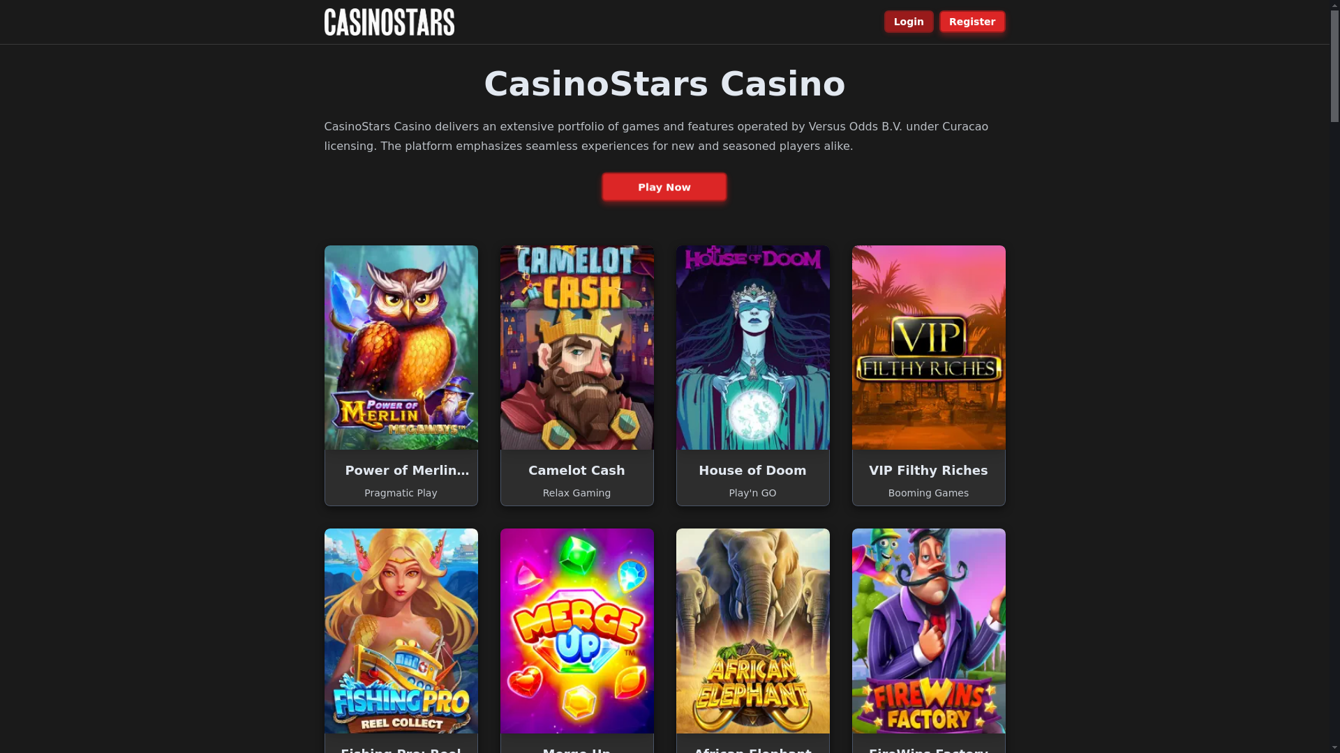 website screenshot of https://casinostarscasino1-com.pages.dev/
