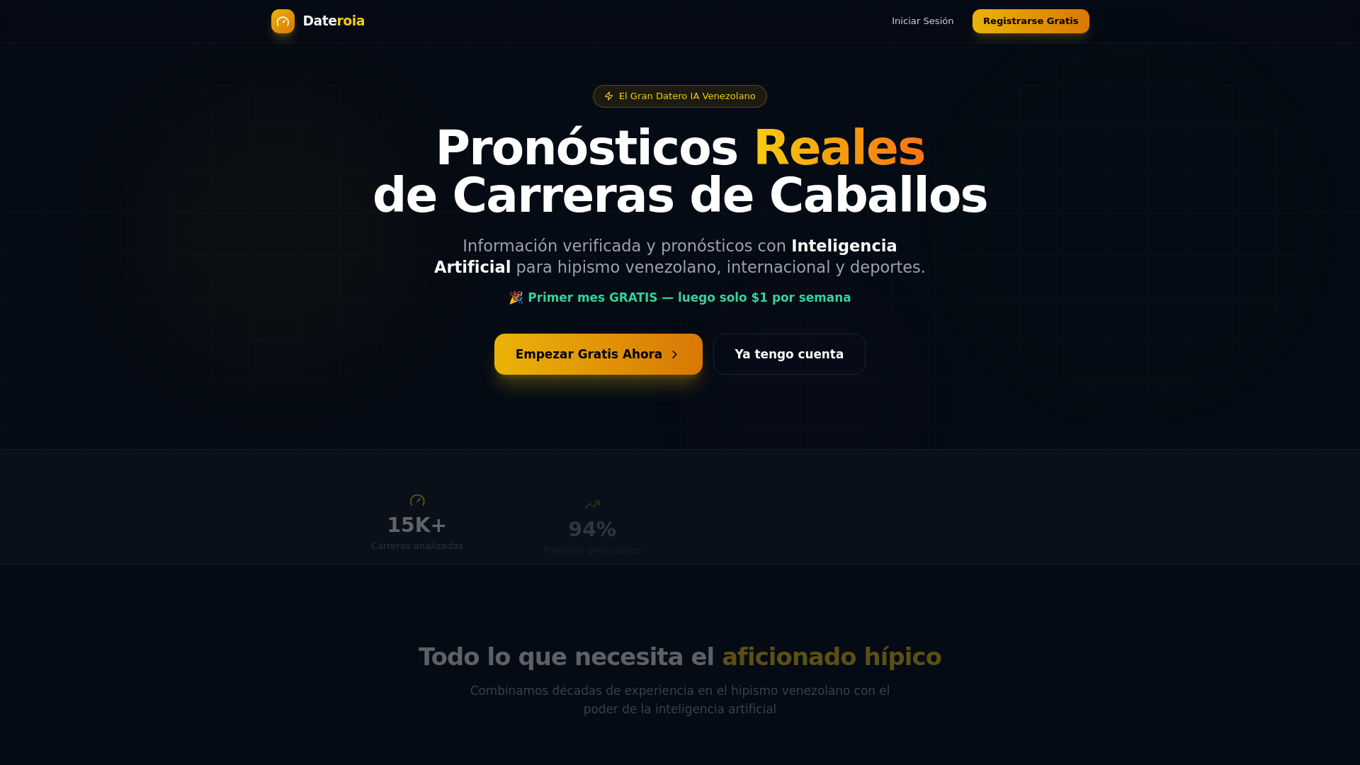 website screenshot of https://dateroia.com