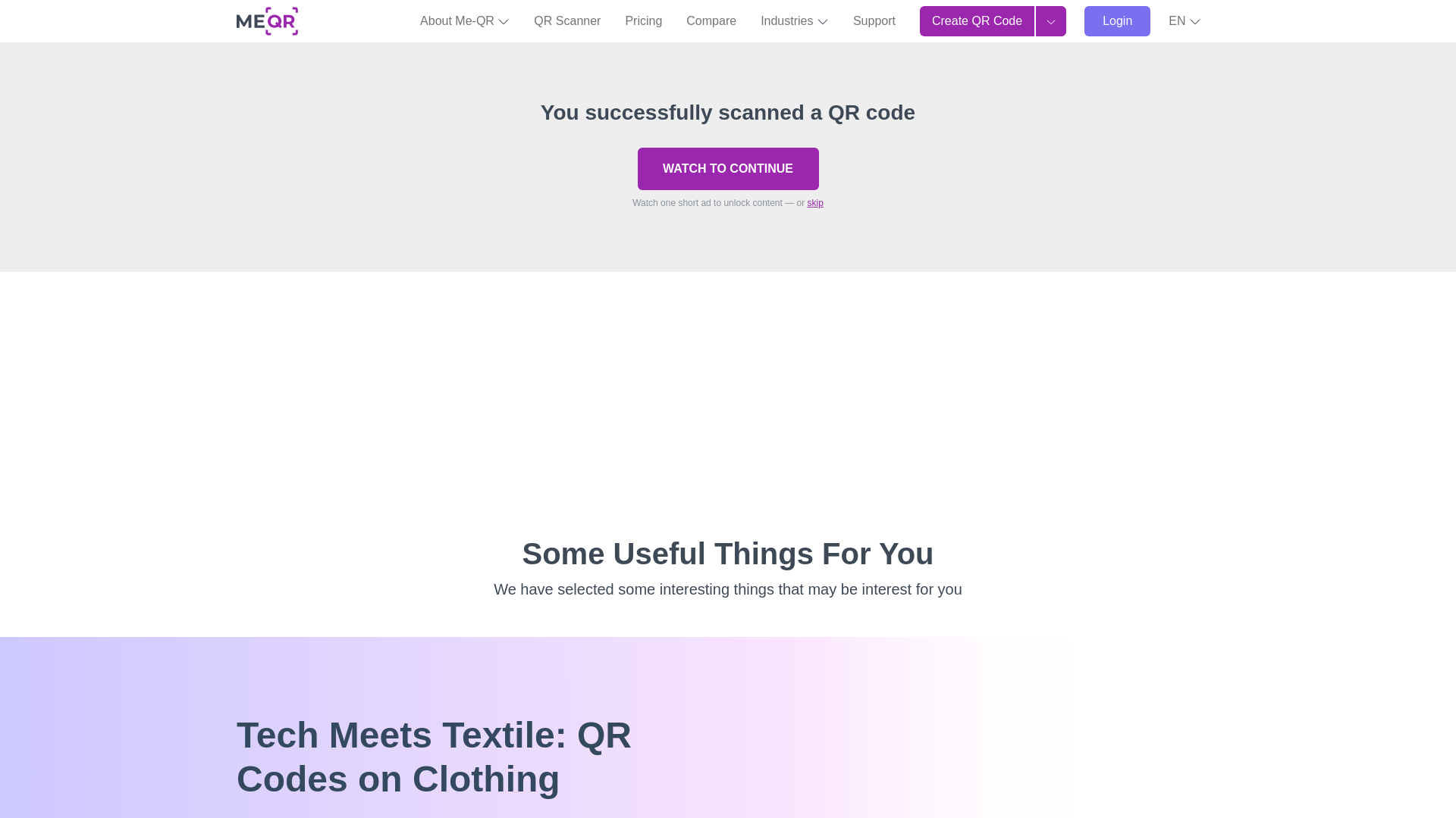website screenshot of https://q.me-qr.com/zp5ilrbj