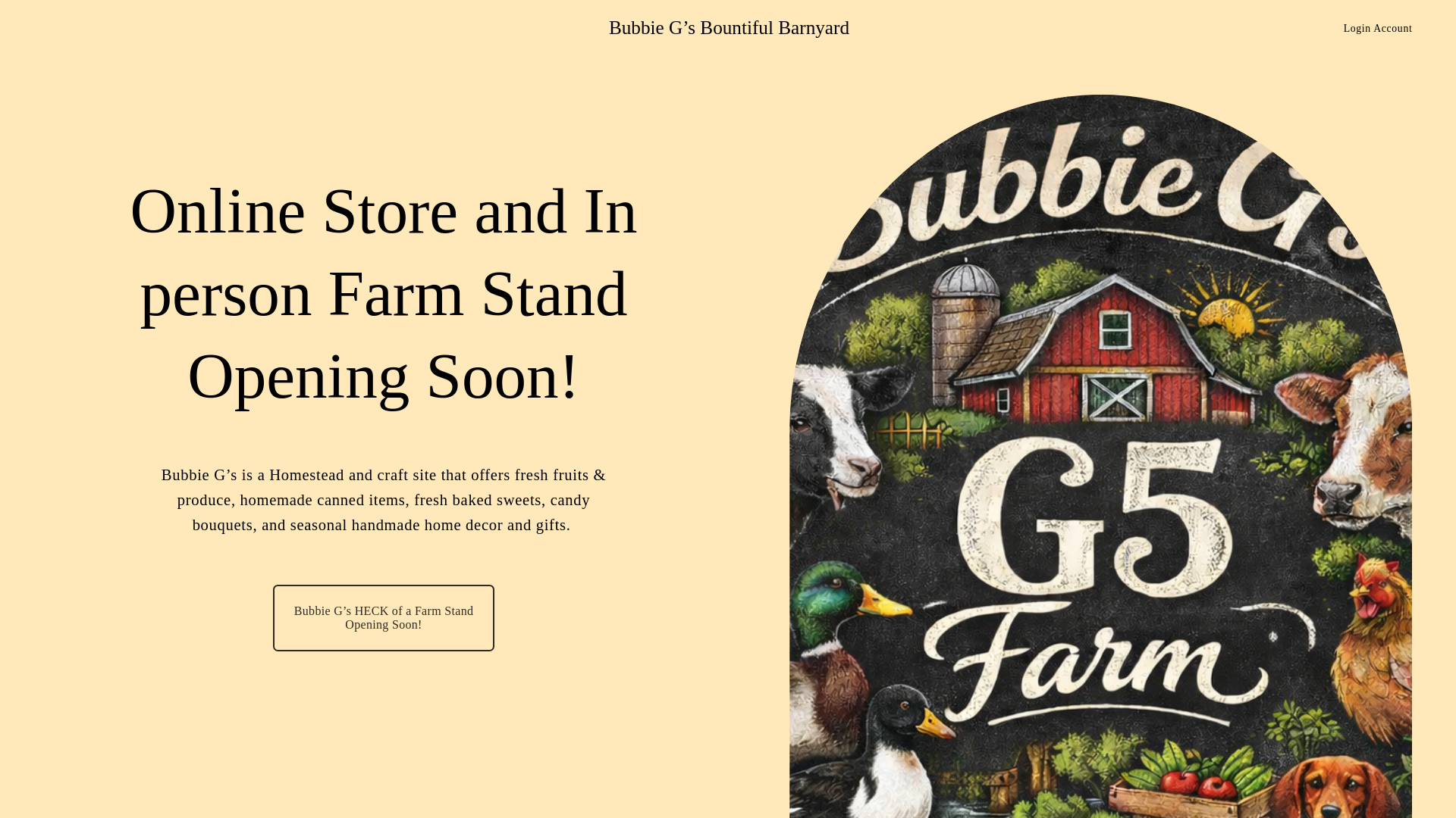 website screenshot of https://bubbiegs-bountiful-barnyard.com/