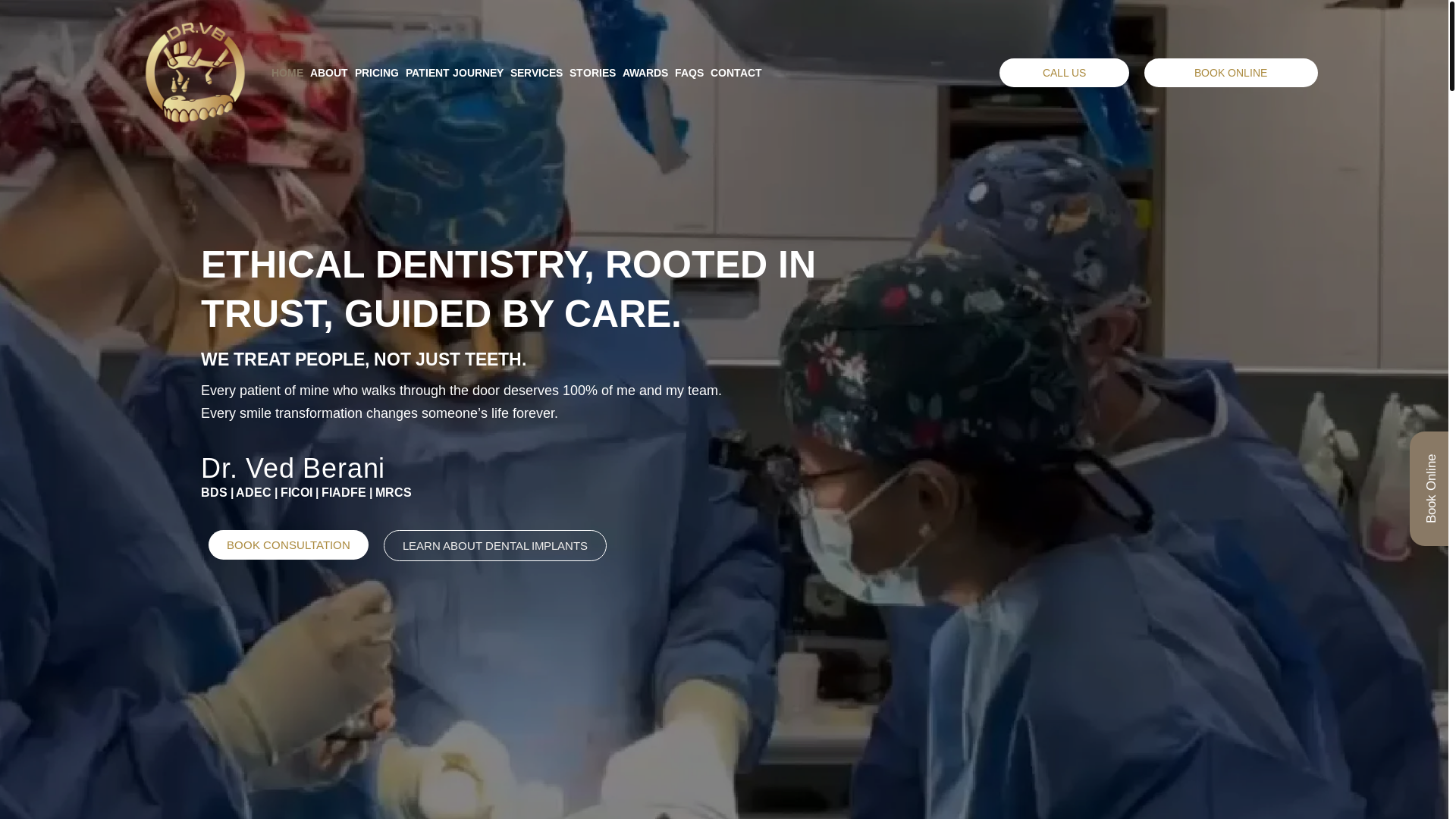 website screenshot of https://drved.com.au/