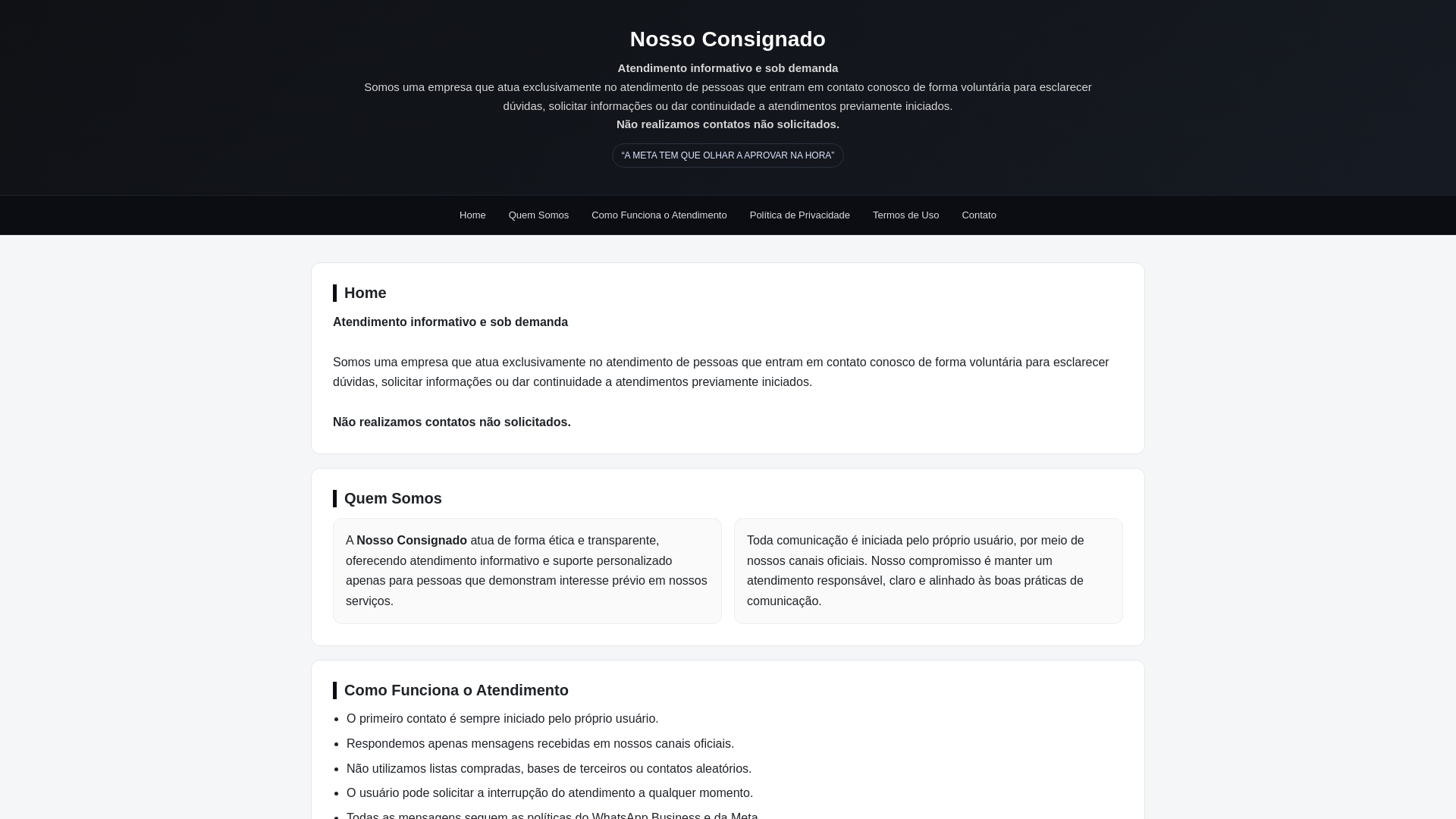 website screenshot of https://nossoconsignado002.pages.dev/